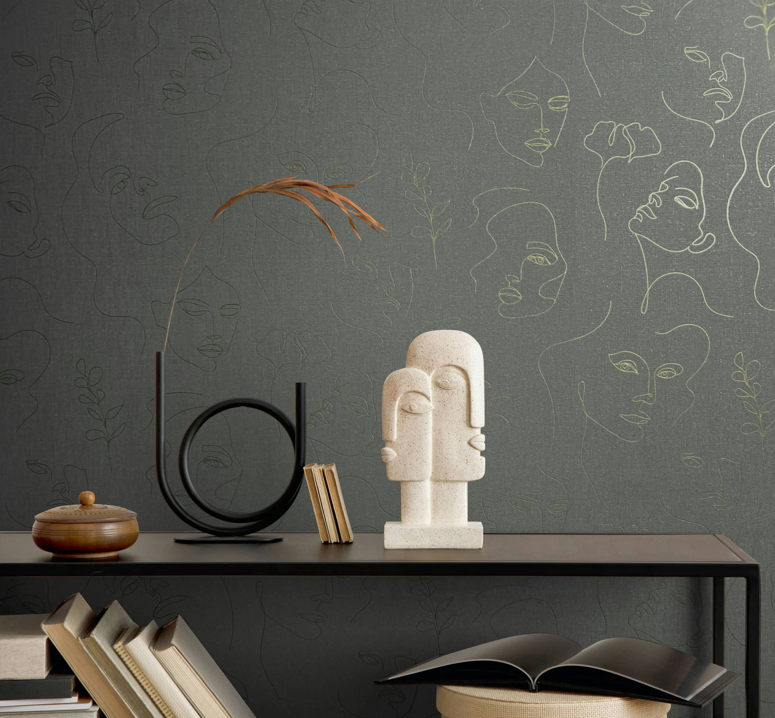 Marburg Vliestapete "Graphic Grandeur" grafisch moderne Tapete für Wohnzimmer Schlafzimmer Küche