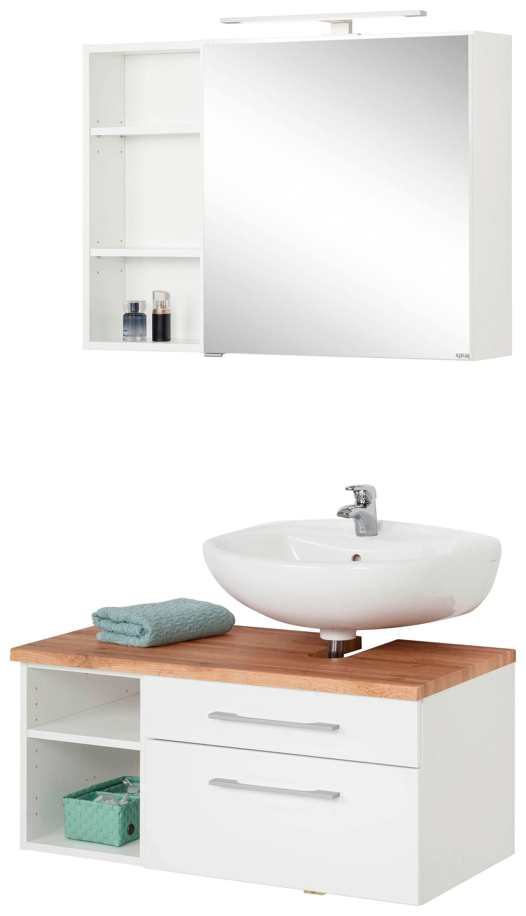 welltime Badmöbel-Set "Davos" 3 Stk. tlg. günstig online kaufen