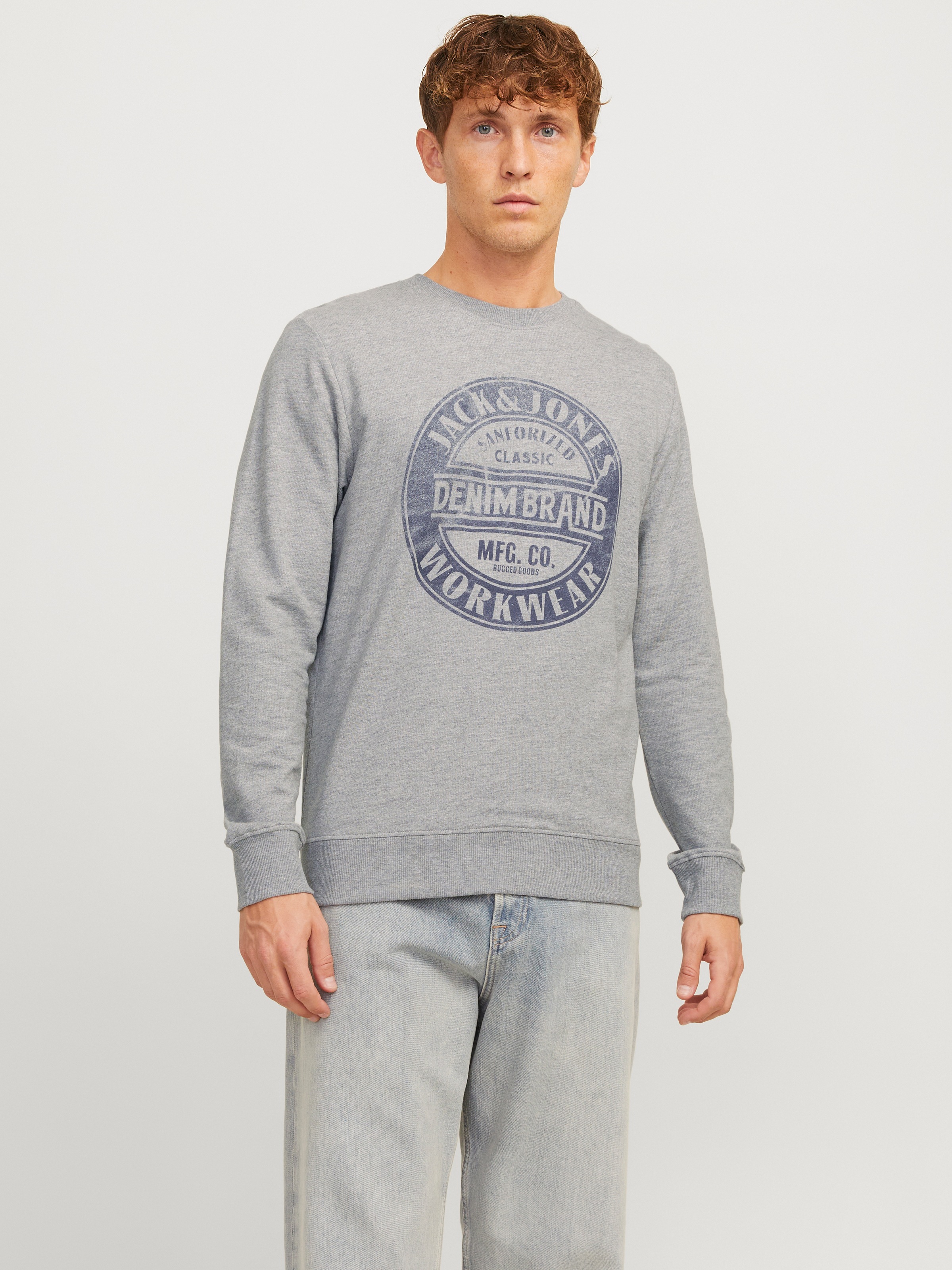 Jack & Jones Sweatshirt "JJJEANS SWEAT O-NECK" günstig online kaufen