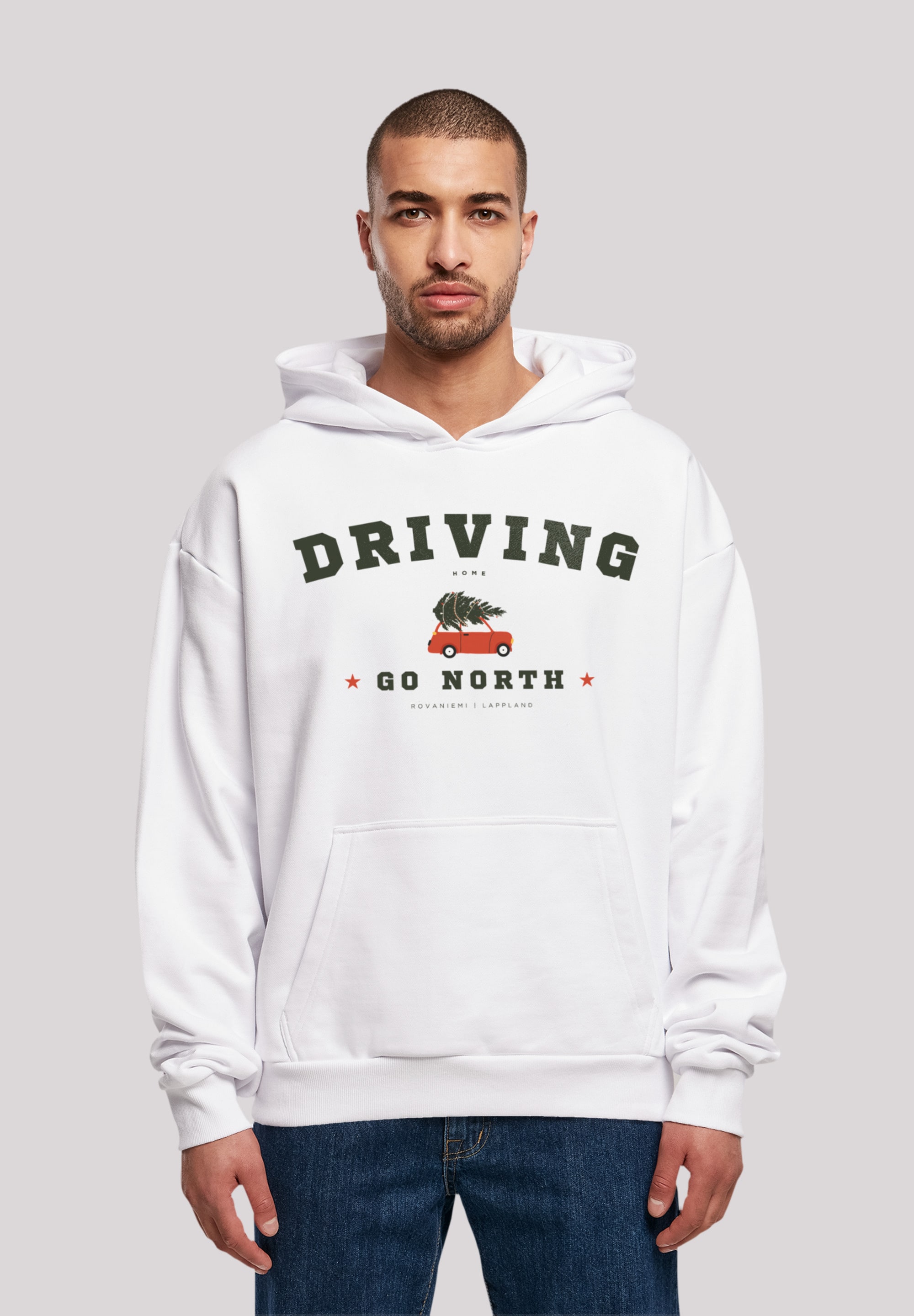 Kapuzenpullover »Driving Home Weihnachten«, Weihnachten, Geschenk, Logo