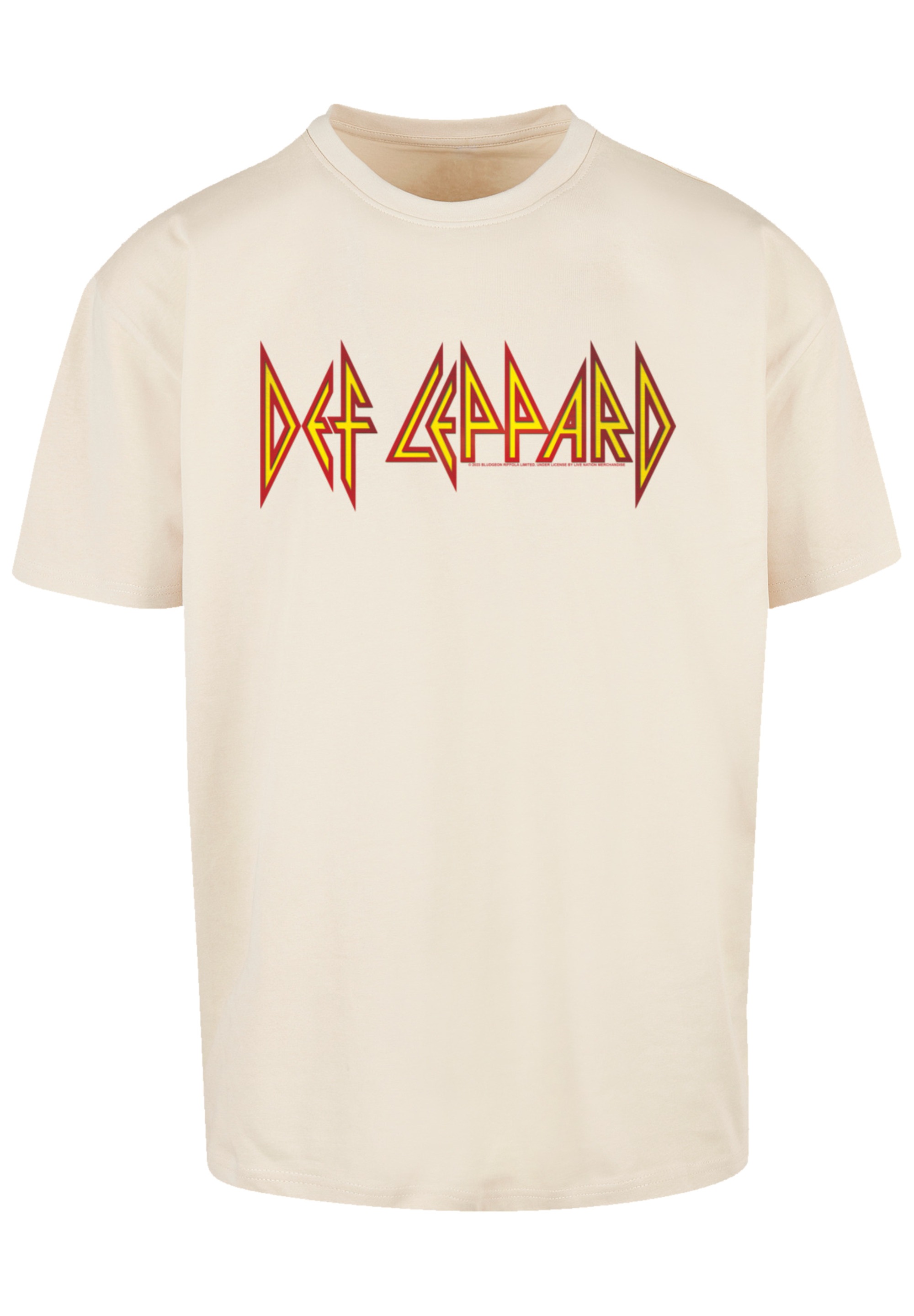 F4NT4STIC T-Shirt »Def Leppard Shatter Logo«, Premium Qualität