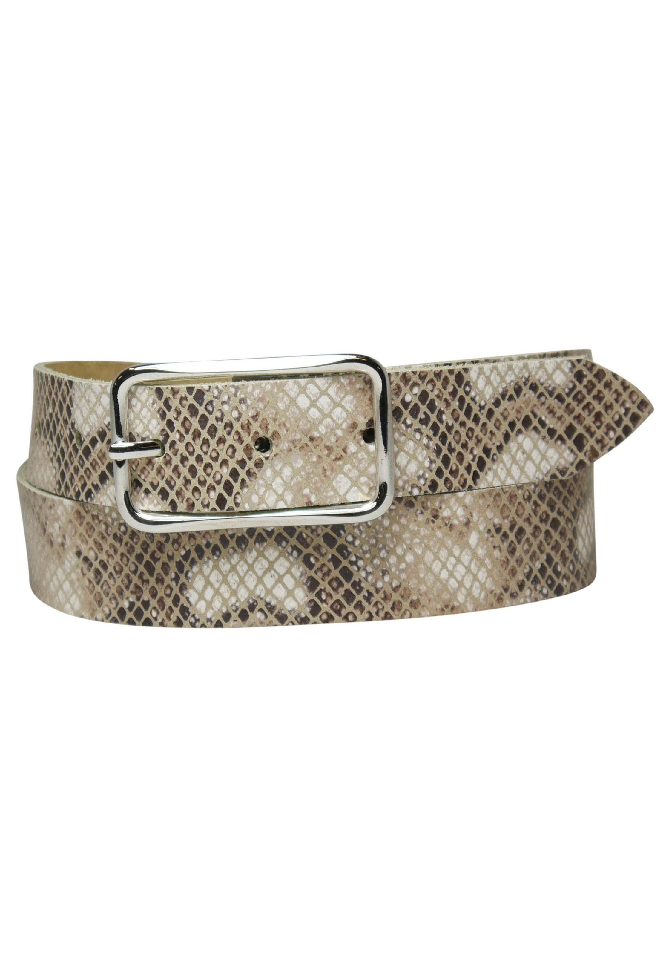 AnnaMatoni Ledergürtel, mit Schlangenmuster klassischem kaufen online BAUR 