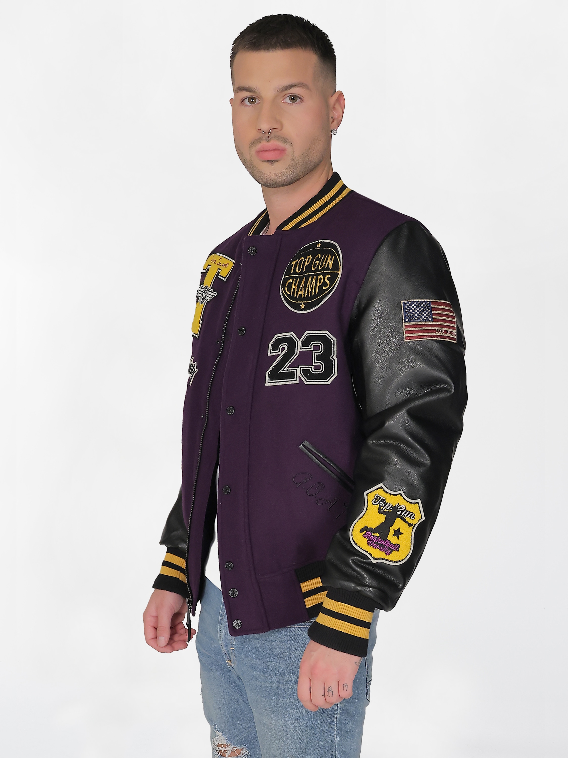 TOP GUN Collegejacke »TG20213031«