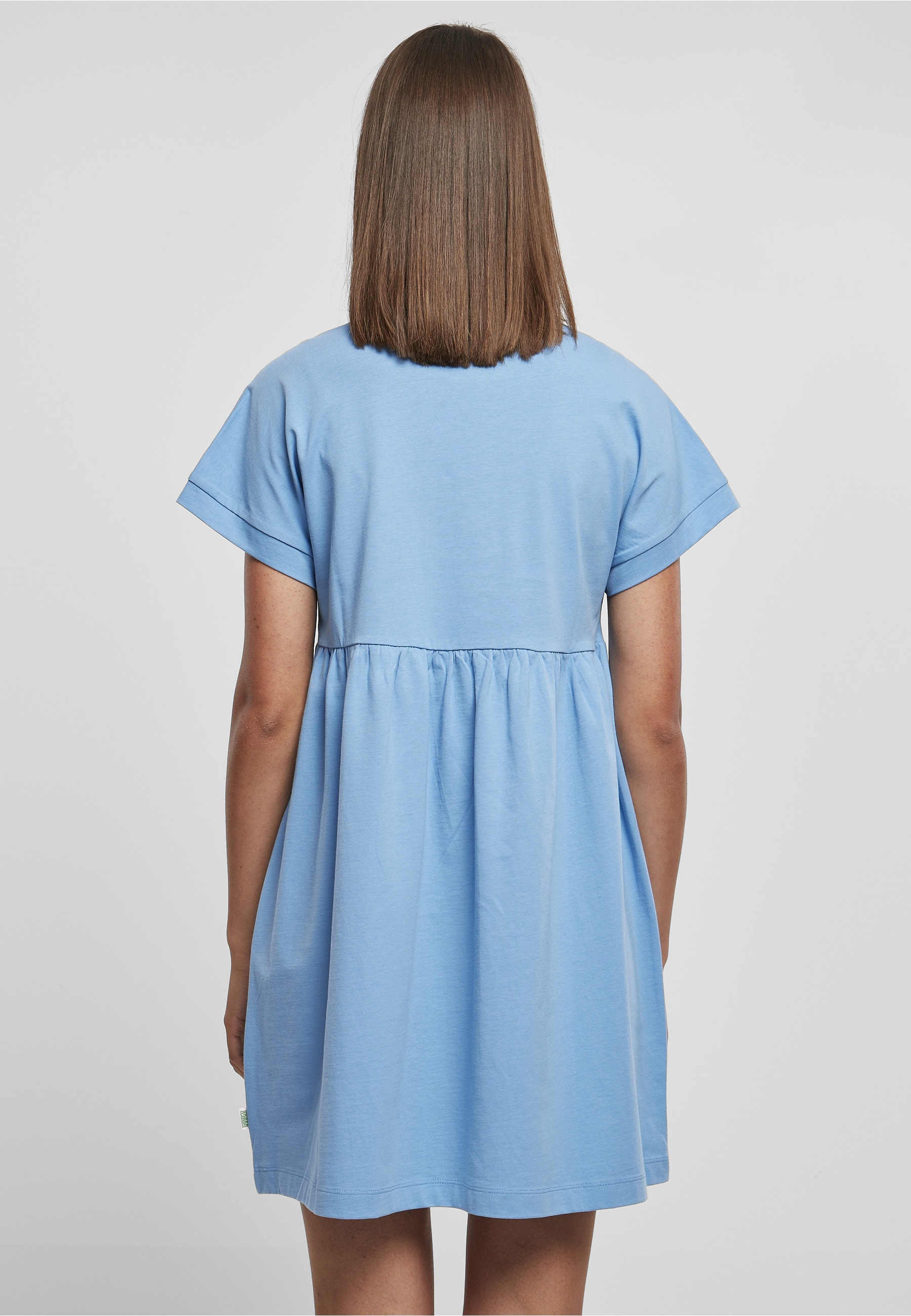 URBAN CLASSICS A-Linien-Kleid »Urban Classics Damen Ladies Organic Empire Valance Tee Dress« 1 tlg.