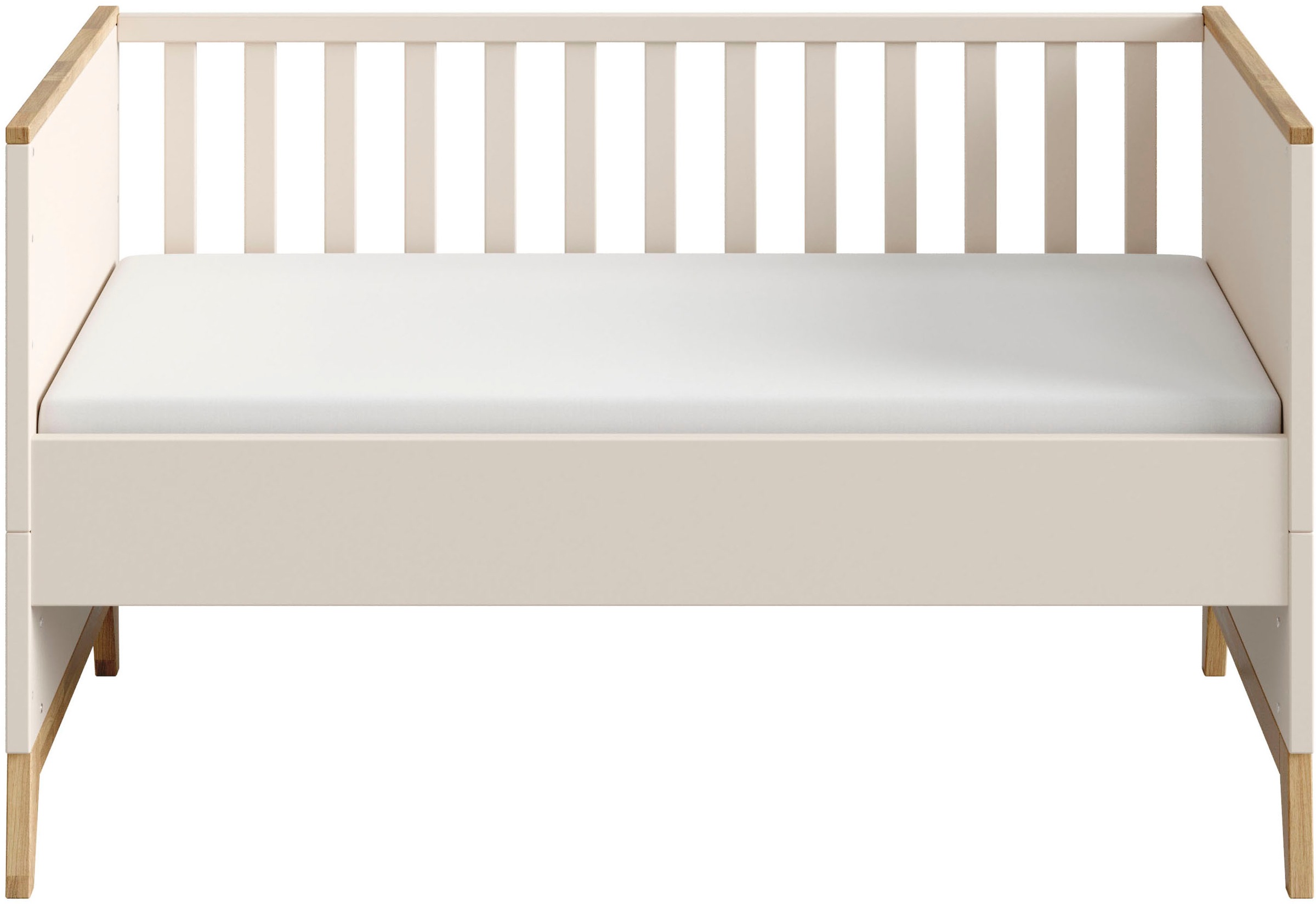 PAIDI Umbauseiten »STIENE für den Umbau vom Babybett zum Juniorbett« Erweiterungs-Set Kinderbett 70x140cm in Beige oder Grau