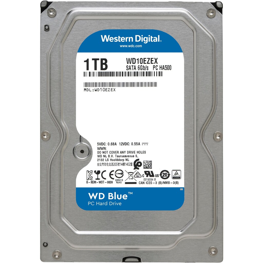 Western Digital HDD-Festplatte »WD Blue«, 3,5 Zoll, Anschluss SATA