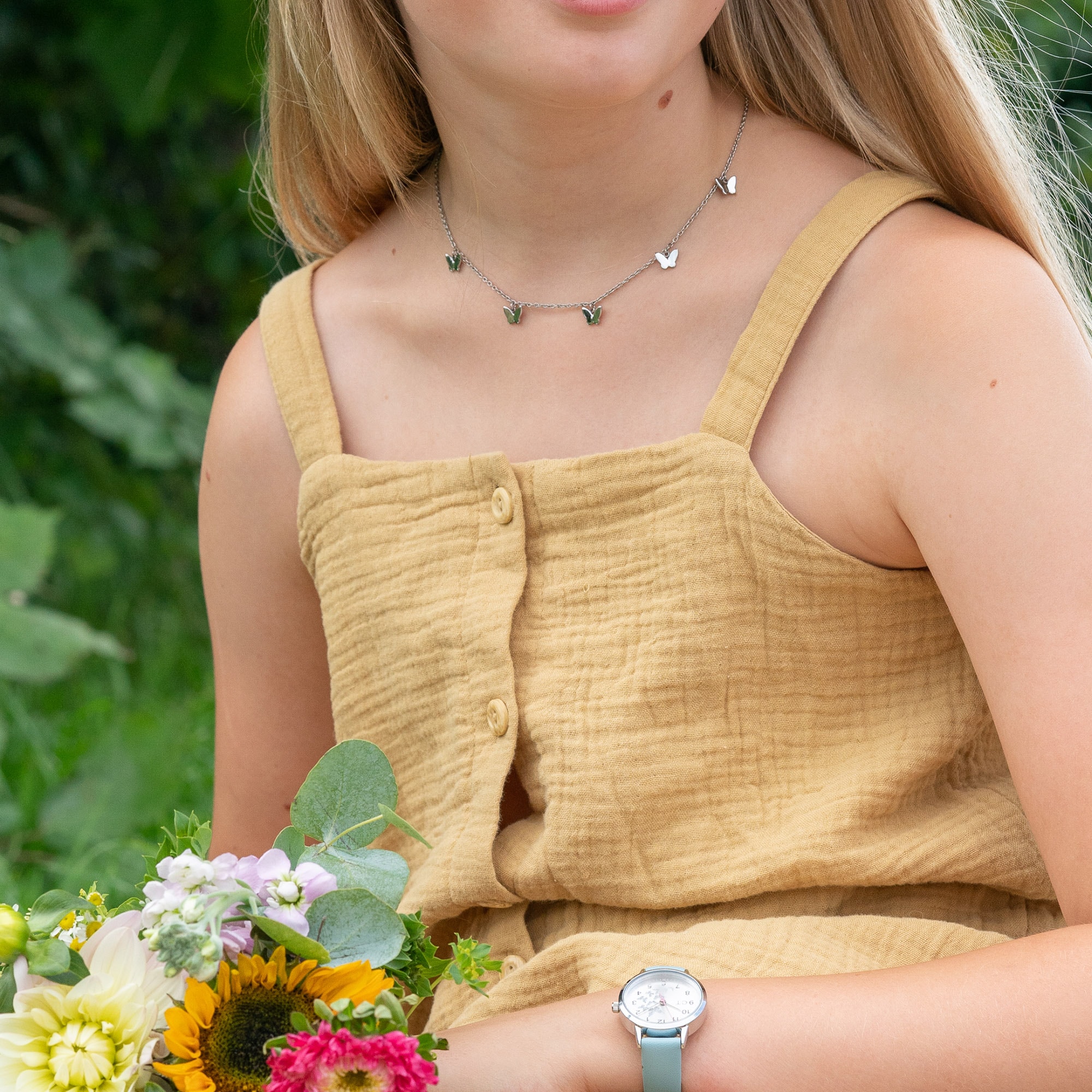 COOL TIME Kette mit Anhänger »Schmuck Edelstahl Halskette The Cool Butterfly Schmetterling«