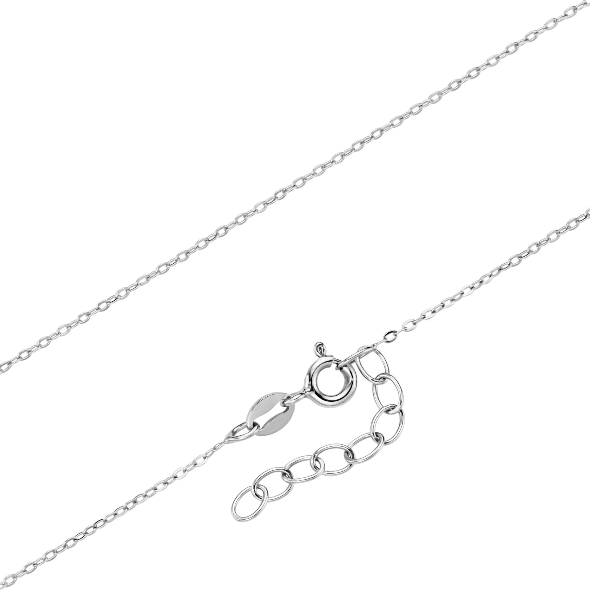Firetti Kette mit Anhänger »Schmuck Geschenk Silber 925 Halsschmuck Halskette Tropfen Glitzer«, mit Zirkonia (synth.)