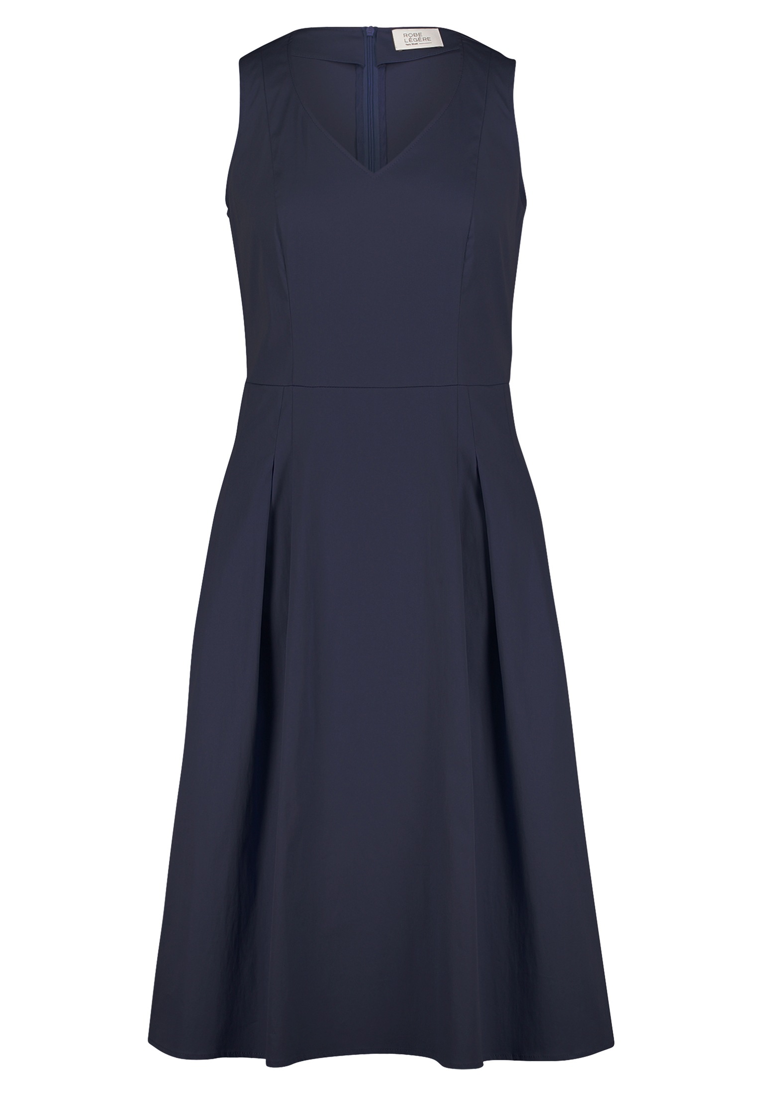 Vera Mont Sommerkleid "Vera Mont Damen Sommerkleid mit V-Ausschnitt", Falte günstig online kaufen
