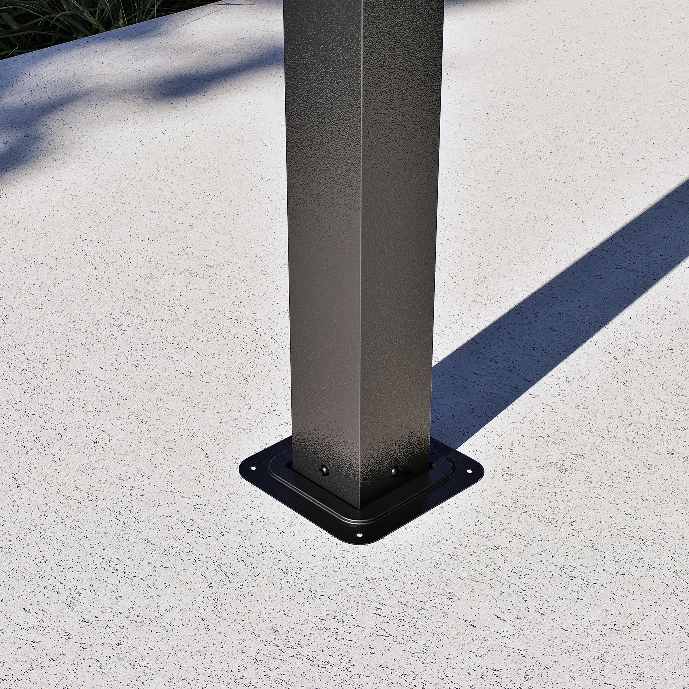 Sojag Pavillon »London Schwarz« Massive Konstruktion aus Aluminium