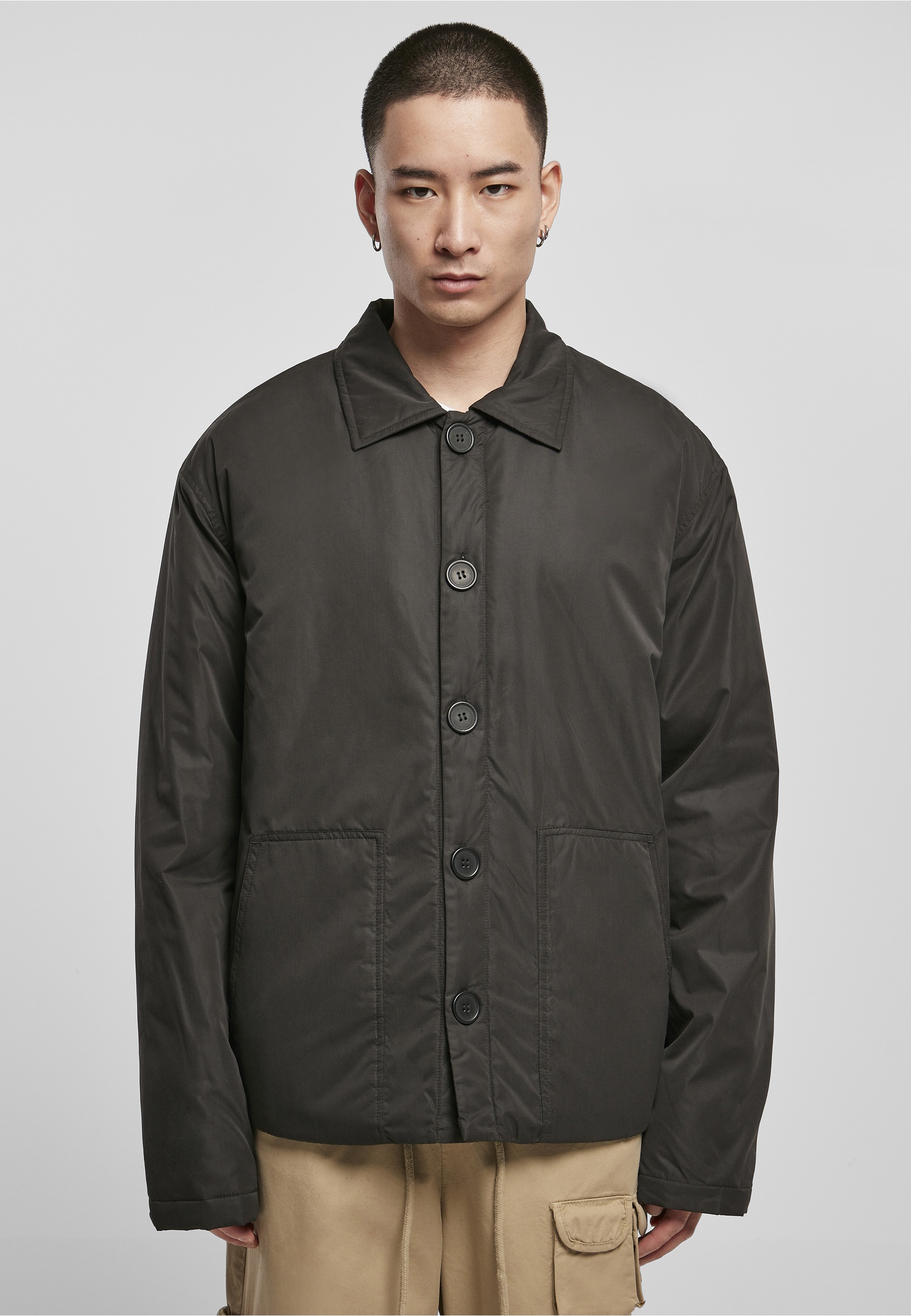 URBAN CLASSICS Outdoorjacke »Urban Classics Herren Utility Jacket« 1 Stk. tlg. ohne Kapuze
