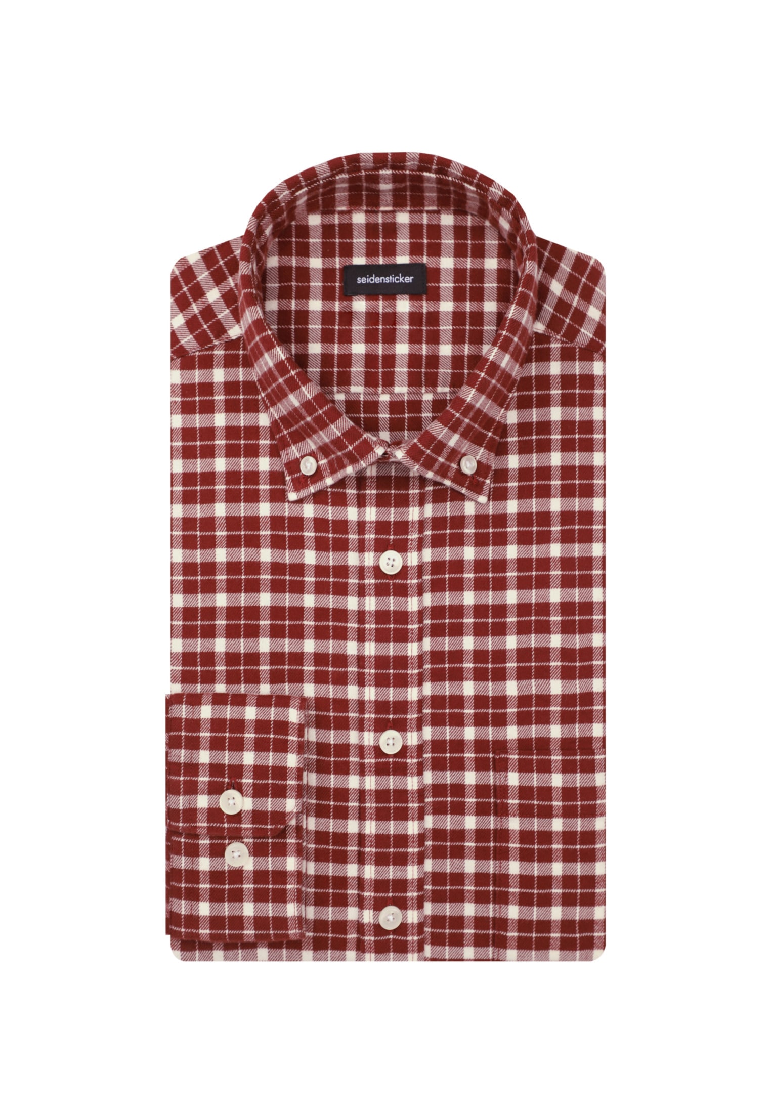 seidensticker Businesshemd »Schwarze Rose«, Regular Langarm Button-Down-Kragen Karo