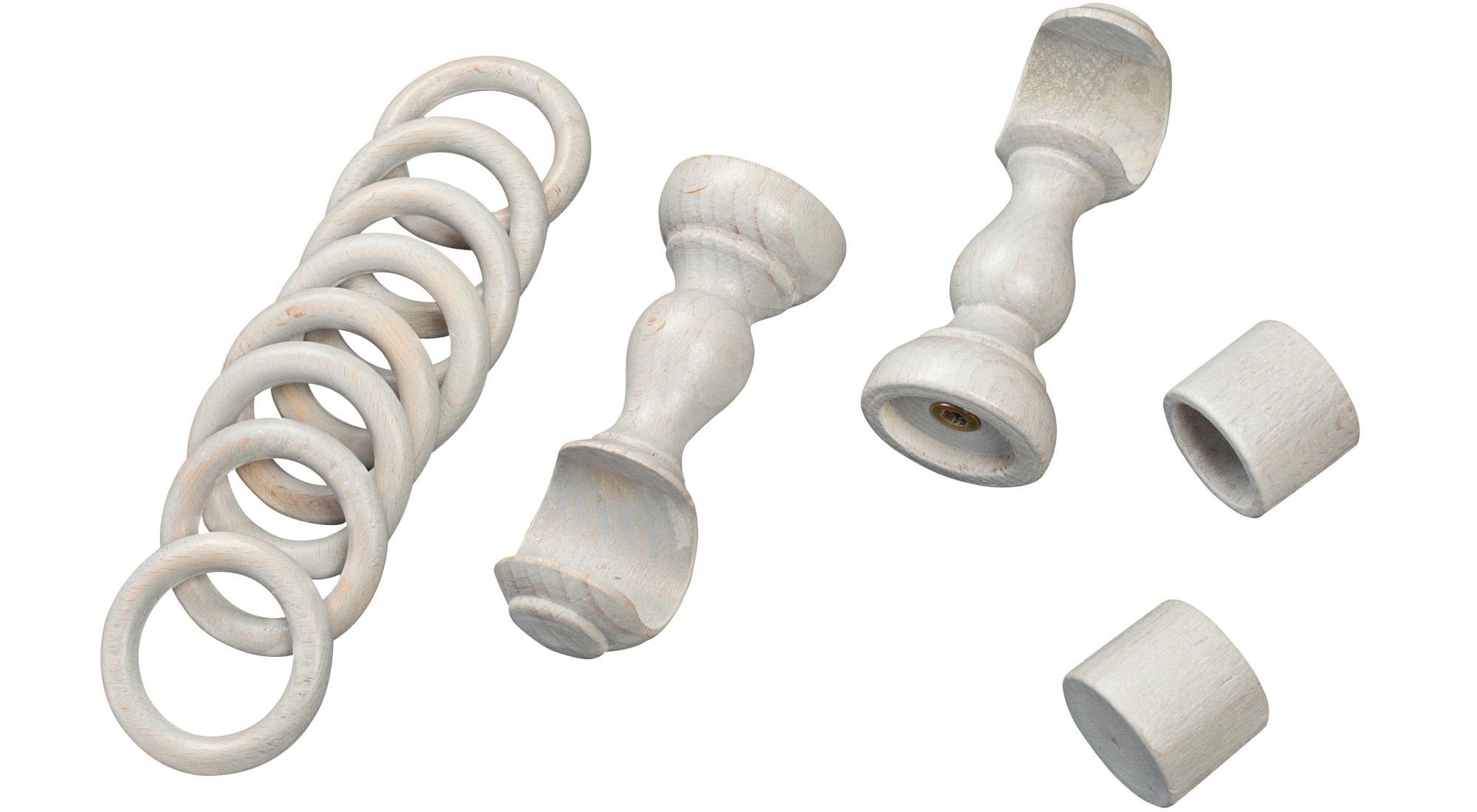 SN DECO GROUP Gardinenstange »Cafiro«, 1 läufig-läufig, Fixmaß