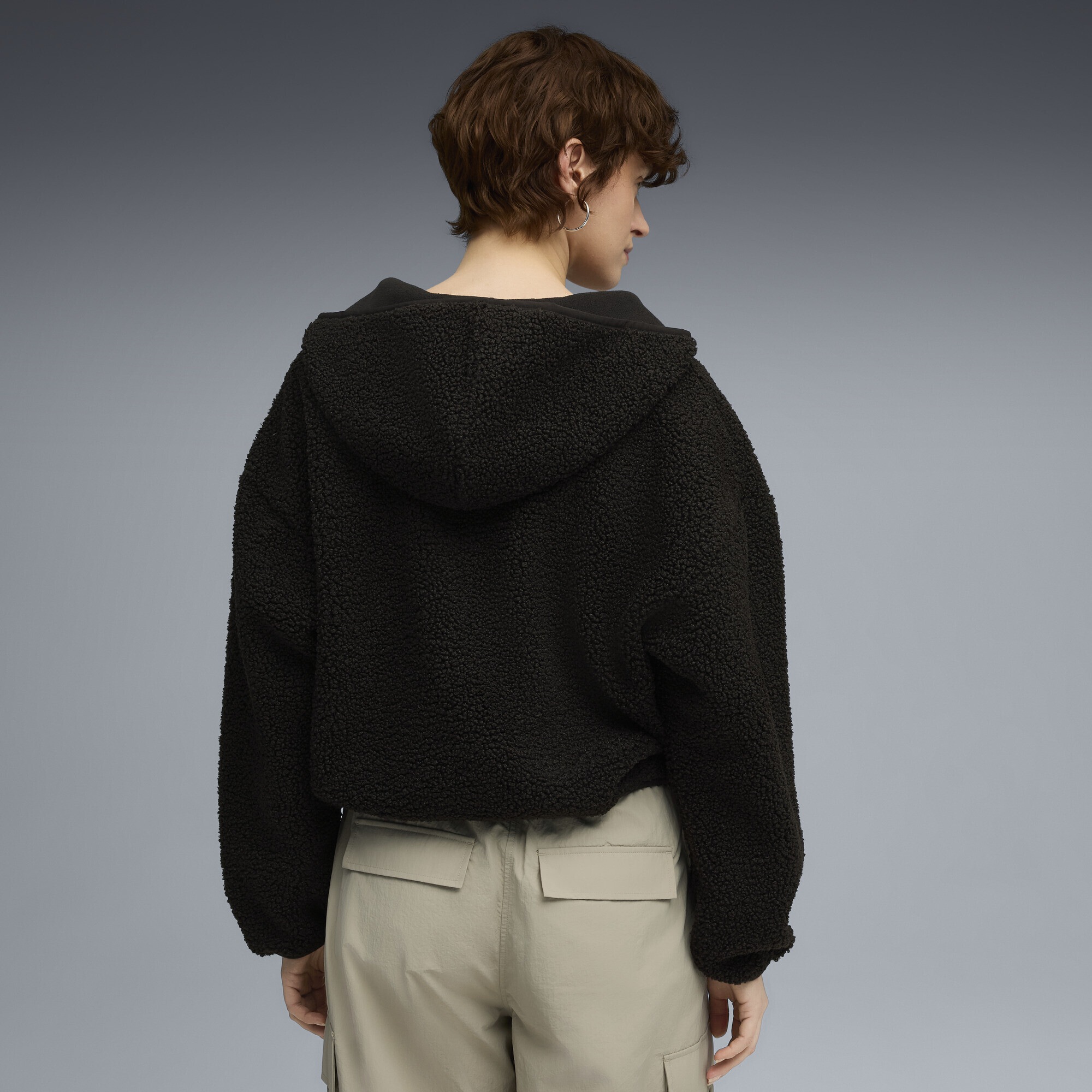 Thumbnail - PUMA Hoodie "Wardrobe Essentials Oversized Polarfleece Hoodie Damen"