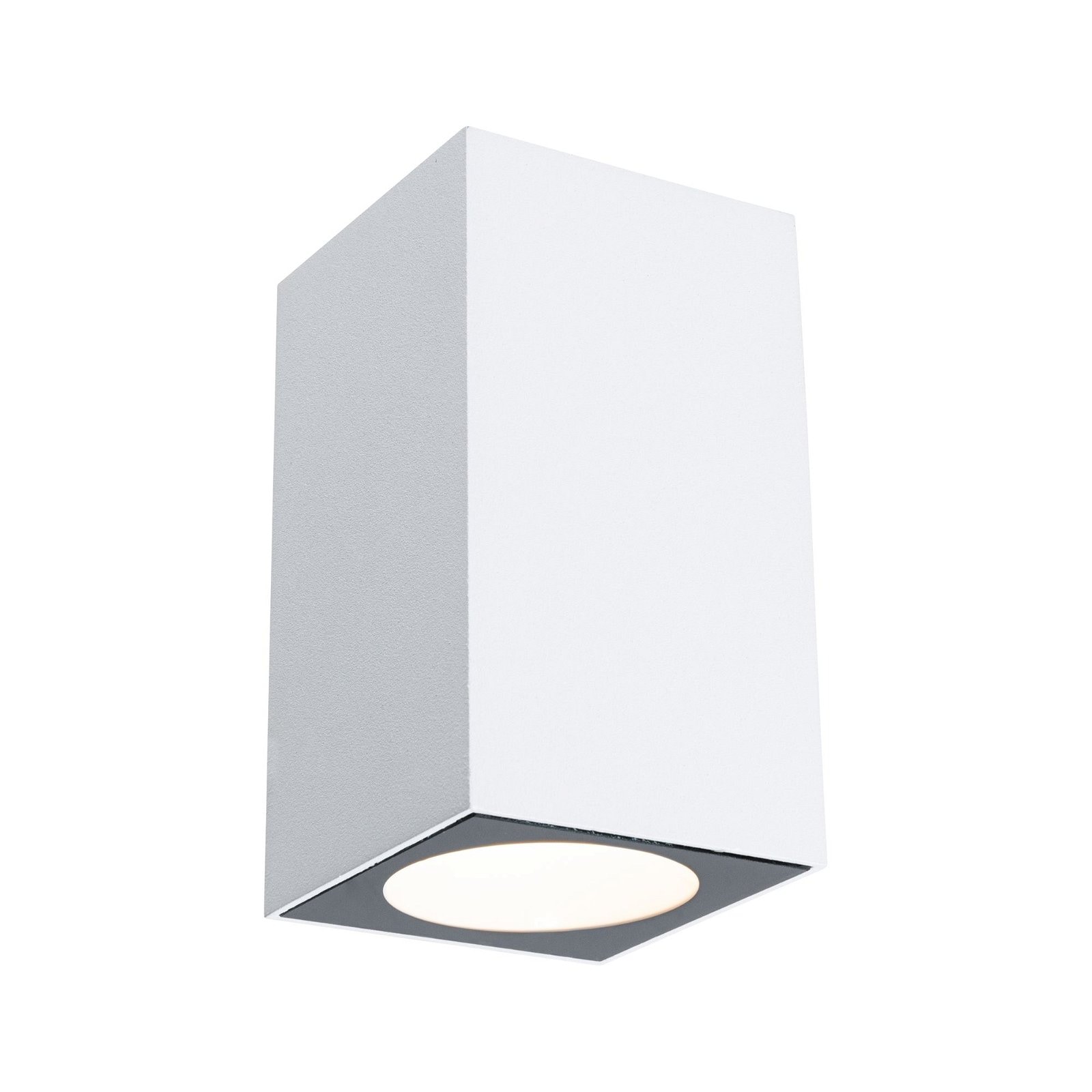 Paulmann LED Außen-Wandleuchte »Flame eckig 58x75mm 3000K 3,8W 320lm 230V Aluminium«, 1 flammig-flammig, IP44