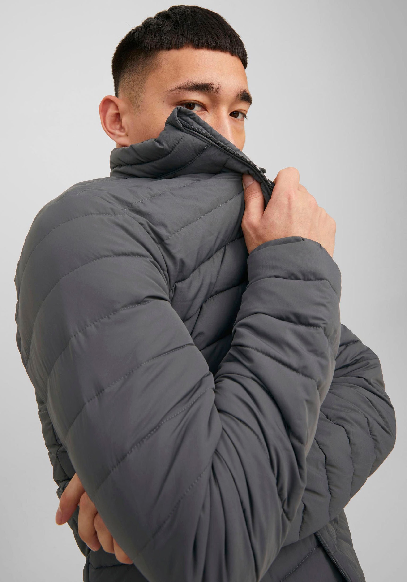 Jack & Jones Steppjacke »RECYCLE PUFFER COLLAR«