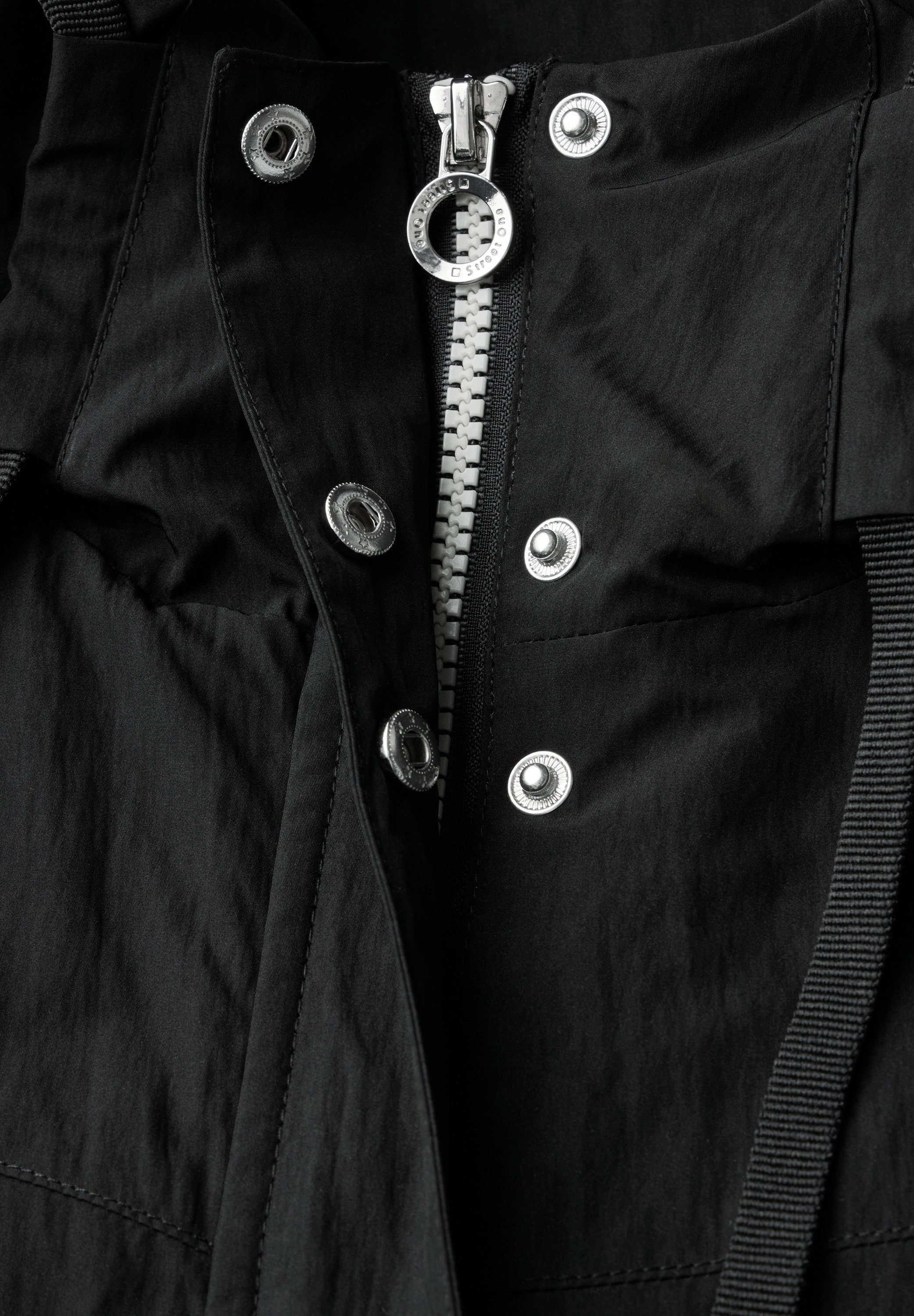 STREET ONE Kurzjacke, mit Kapuze, mit Kapuze mit Tunnelzugband