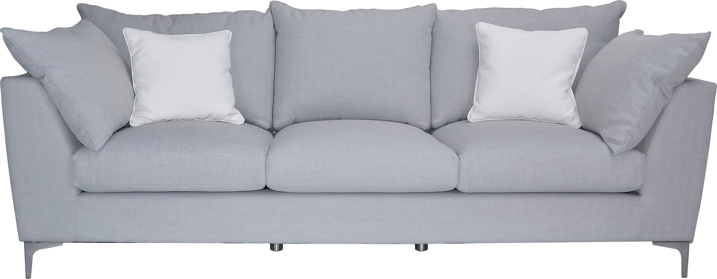 Leonique 3-Sitzer "Aspen", 3Sitzer Sofa "Aspen", modern, grau, Stoff "Magic günstig online kaufen