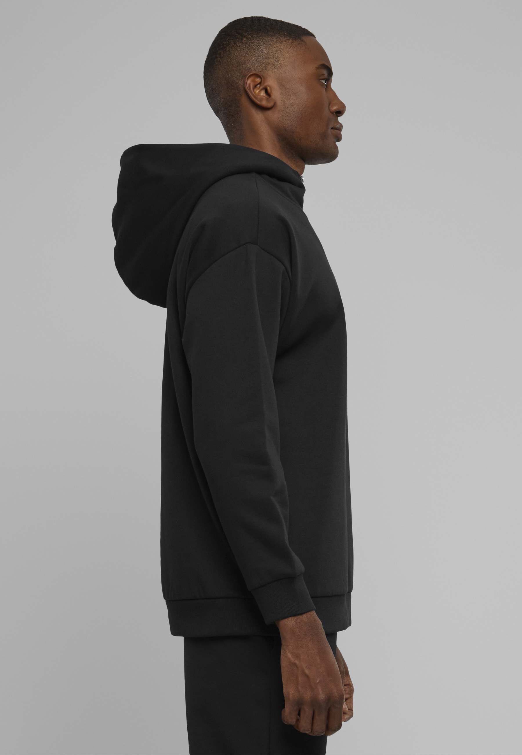 URBAN CLASSICS Sweater »Urban Classics Herren Zipped High Neck Hoody«, 1 Stk.

