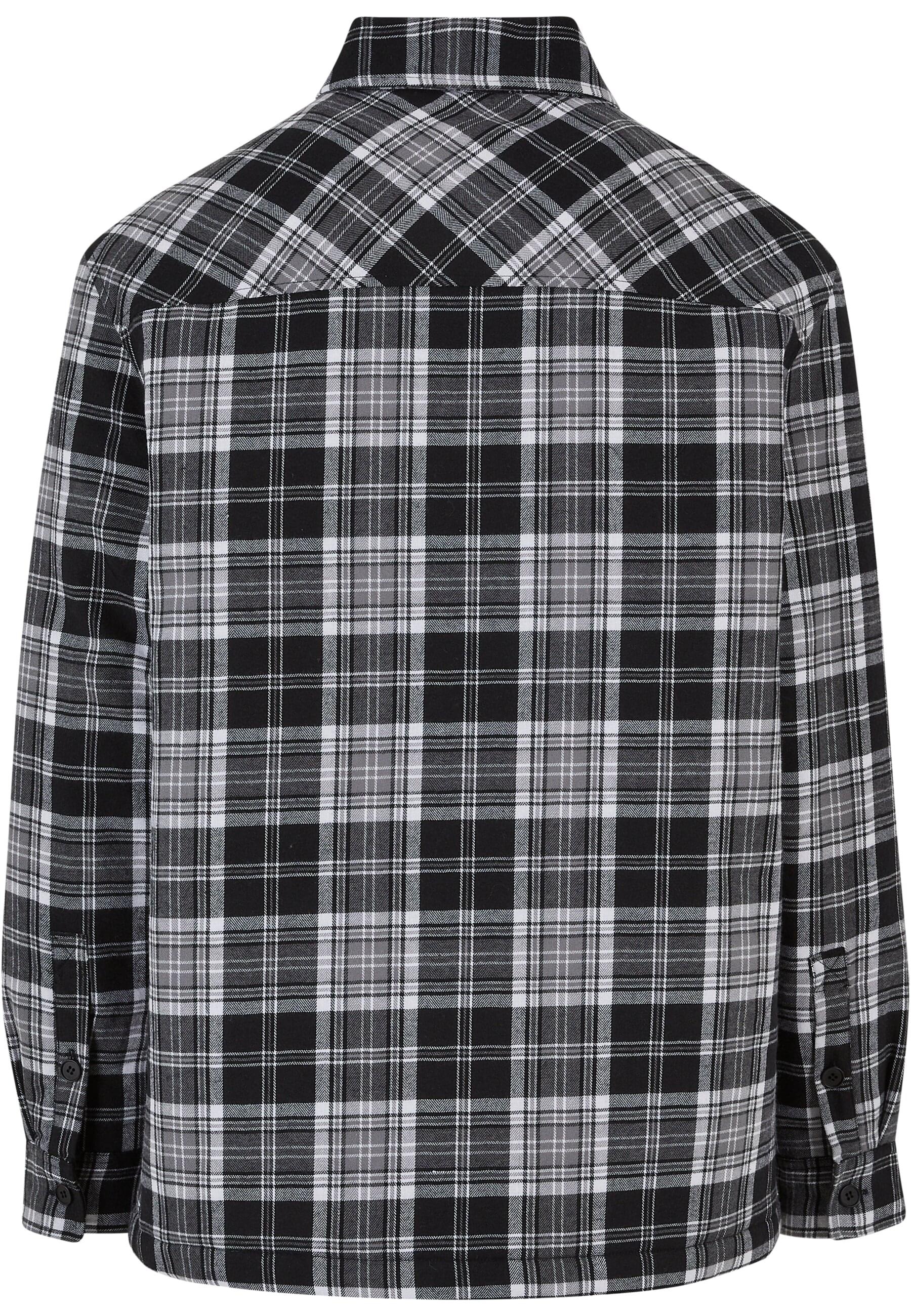 URBAN CLASSICS Langarmshirt »Herren Padded Checked Shirt Jacket«, (1 tlg.)