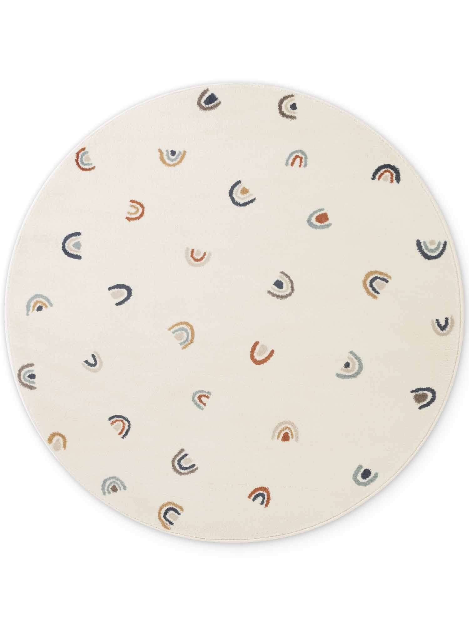 HANSE Home Kinderteppich »Ravi« rund 10 mm Höhe Pflegeleicht, Weich, Kinderzimmer, Spielteppich, Spielunterlage