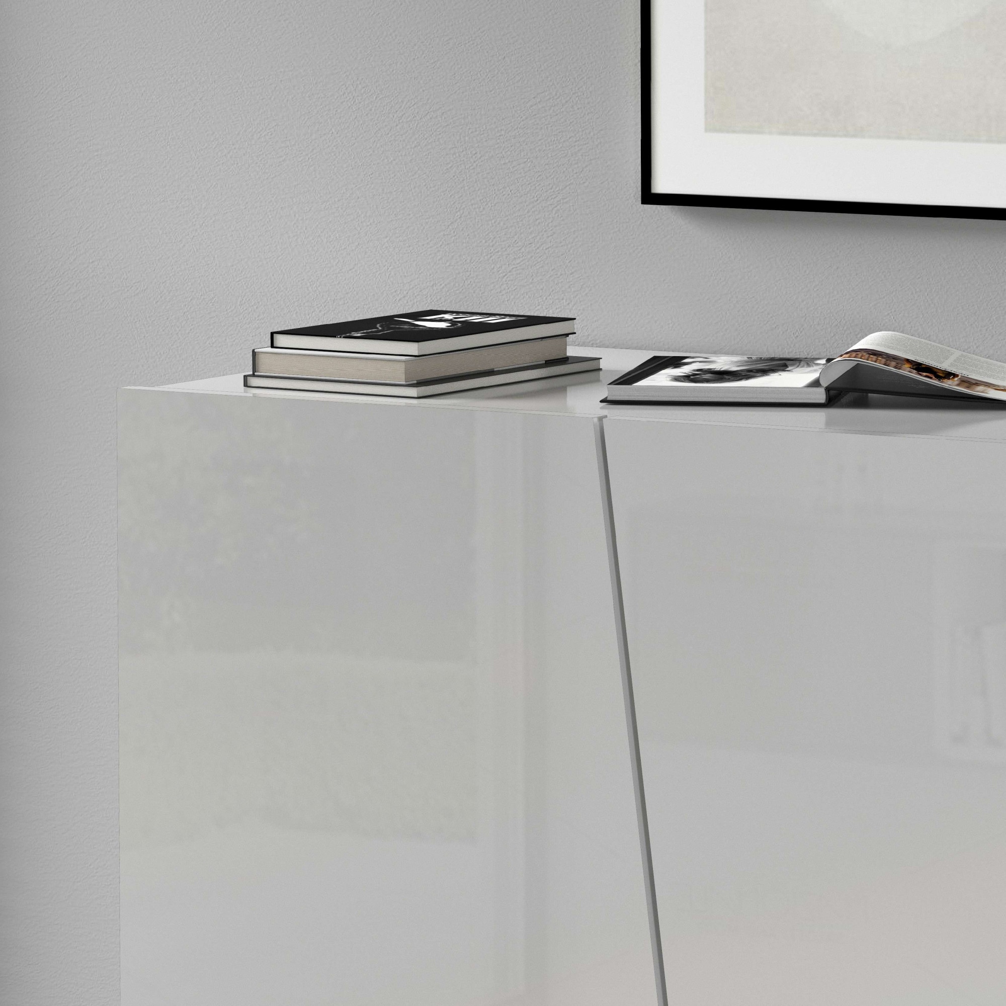INOSIGN Aktenschrank »Vega, Mehrzweckschrank, Büroschrank, mit 2 Türen«, & verstellbaren Einlegeböden, Höhe 86 oder 166 cm, Made in Italy