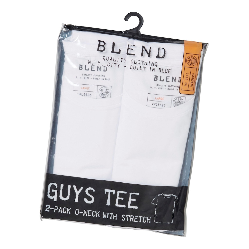 Blend T-Shirt, (Packung, 2 tlg., 2er-Pack)