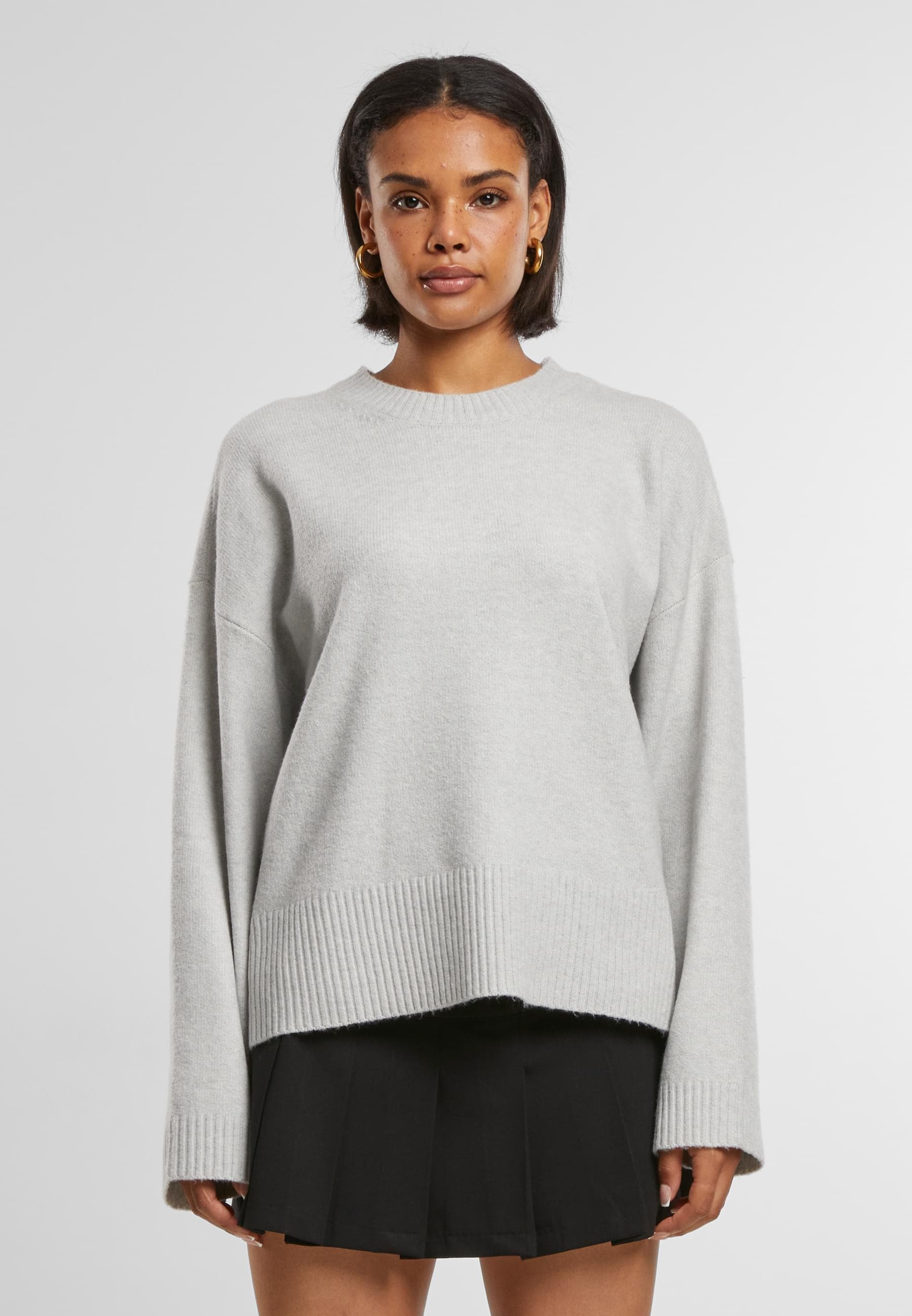URBAN CLASSICS Rundhalspullover »Urban Classics Ladies Soft Oversized Sweater«, (1 tlg.)