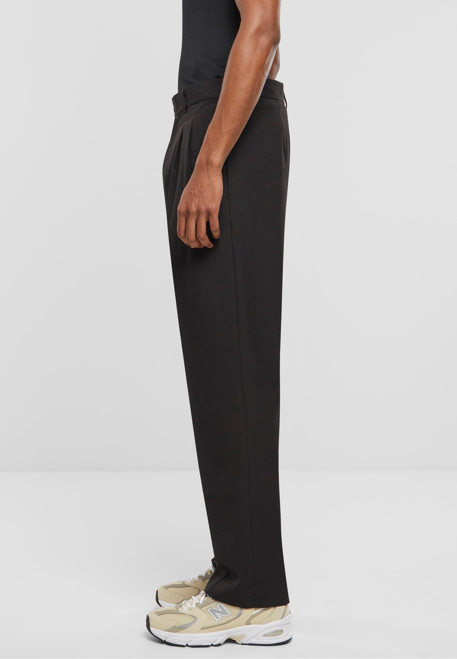 URBAN CLASSICS Stoffhose »Urban Classics Herren Double Pleated Pants«, (1 tlg.)