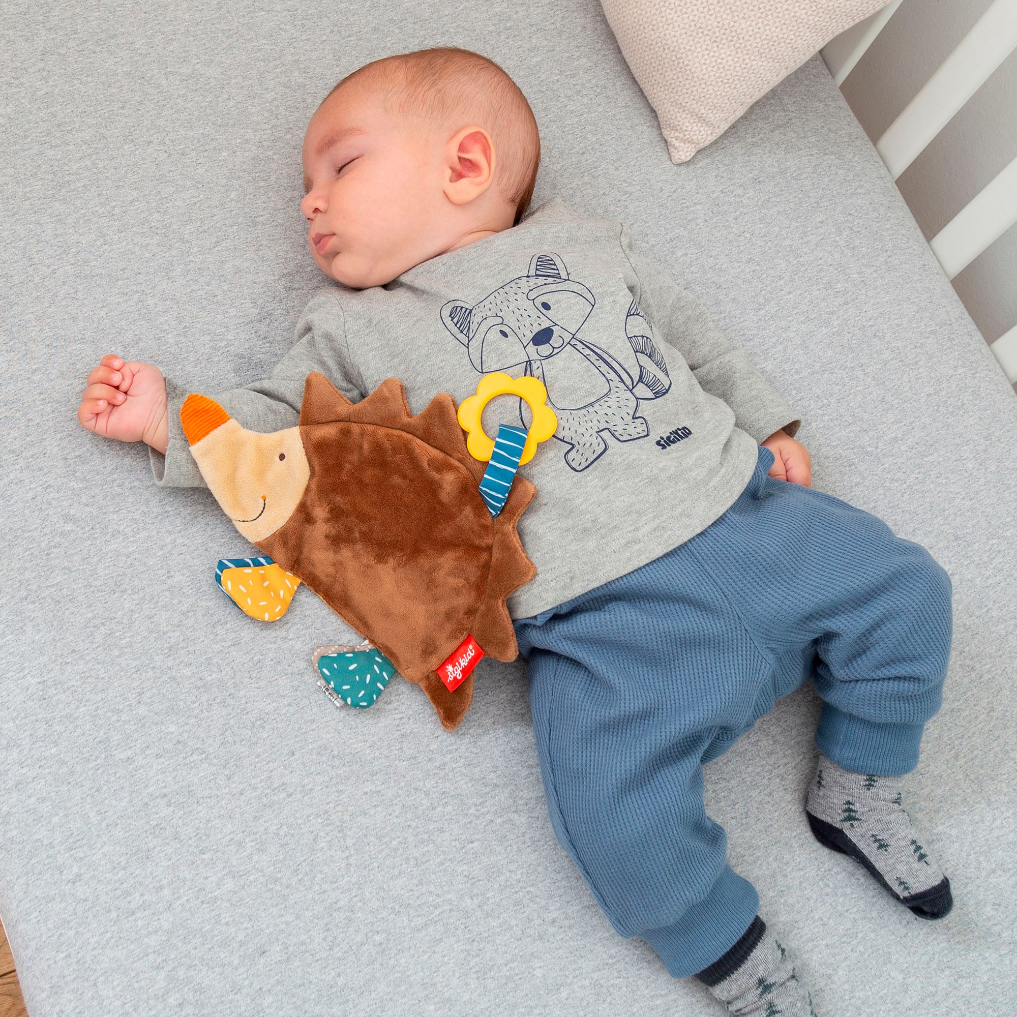 Sigikid Schnuffeltuch »Yellow, Igel«