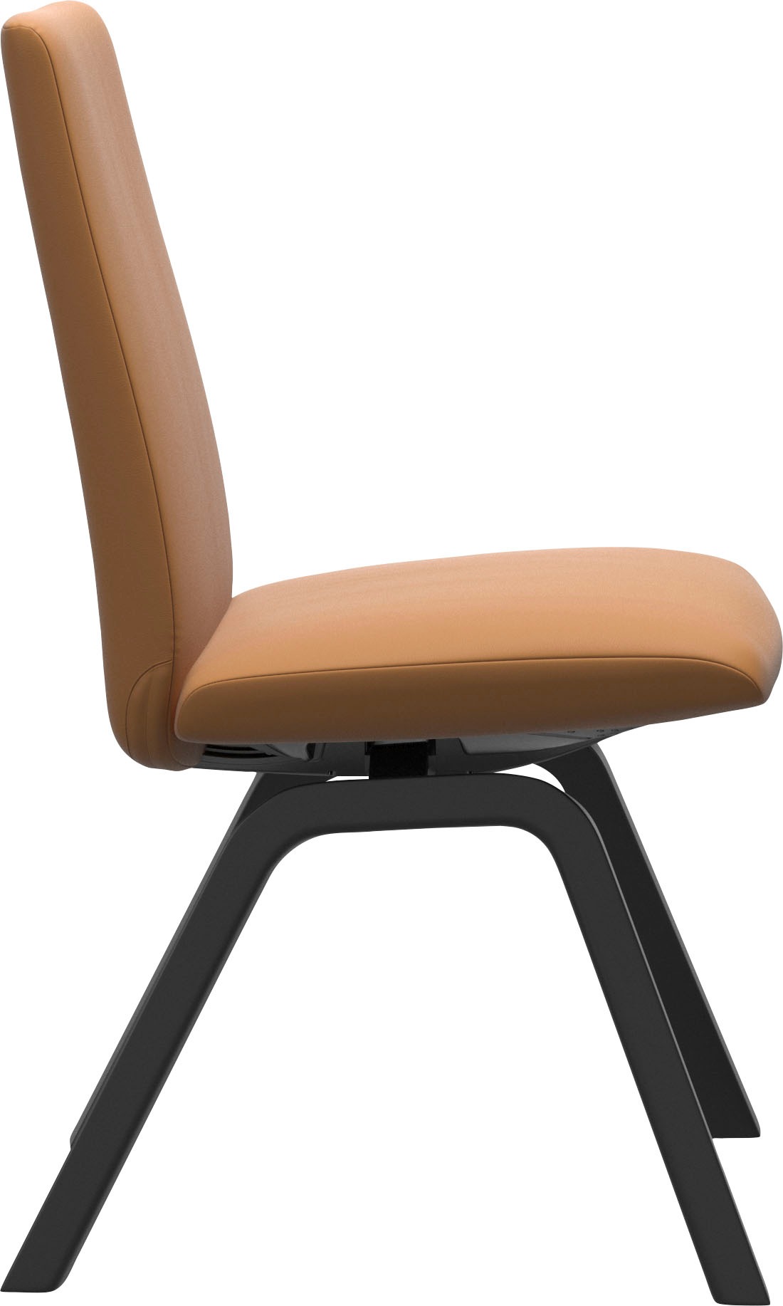 Stressless® Polsterstuhl »Laurel«, Leder BATICK, Low Back, Größe M, mit schräggestellten Beinen in Schwarz