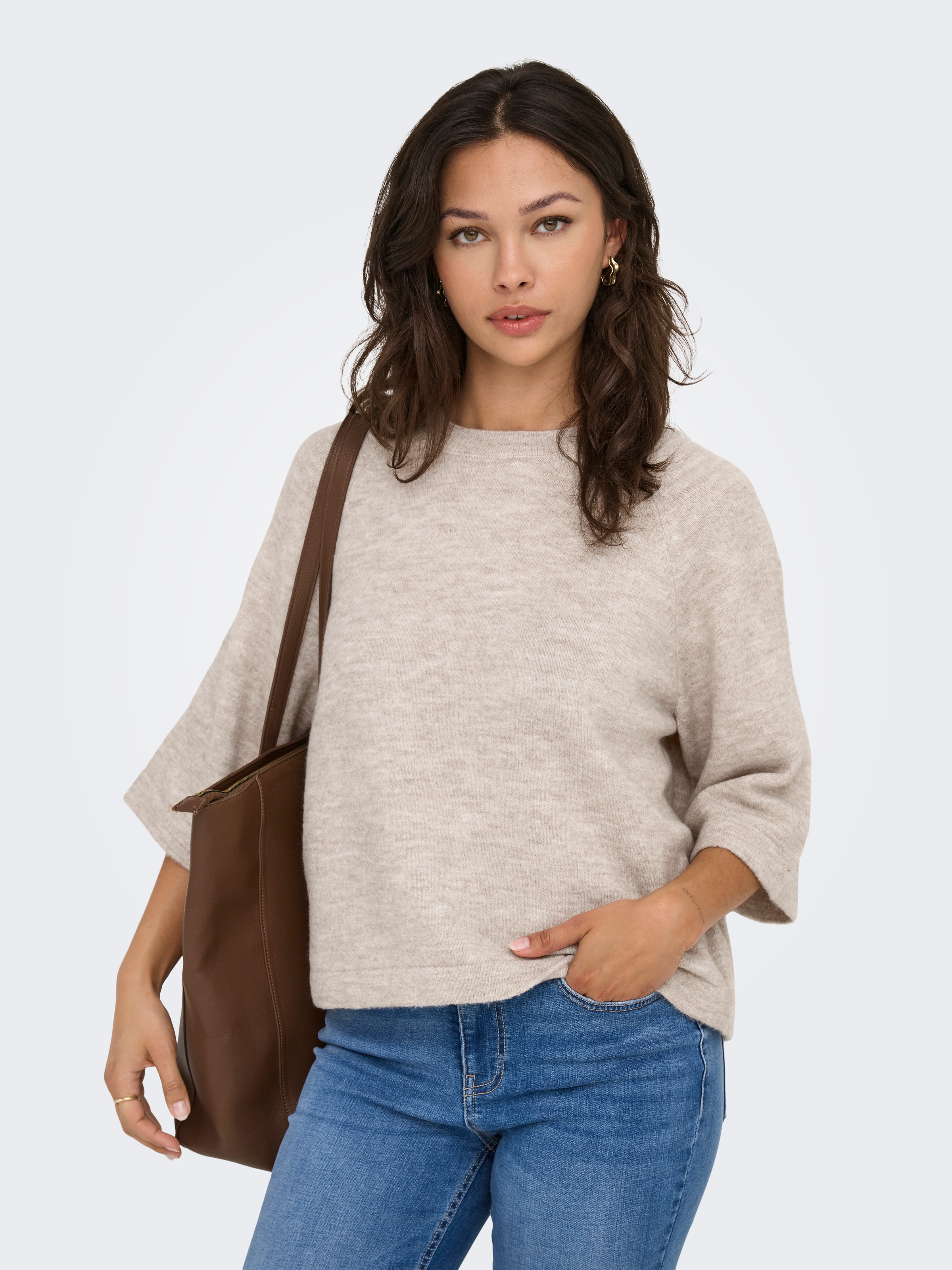 ONLY Strickpullover "ONLSIMONI 3/4 PULLOVER KNT NOOS" günstig online kaufen