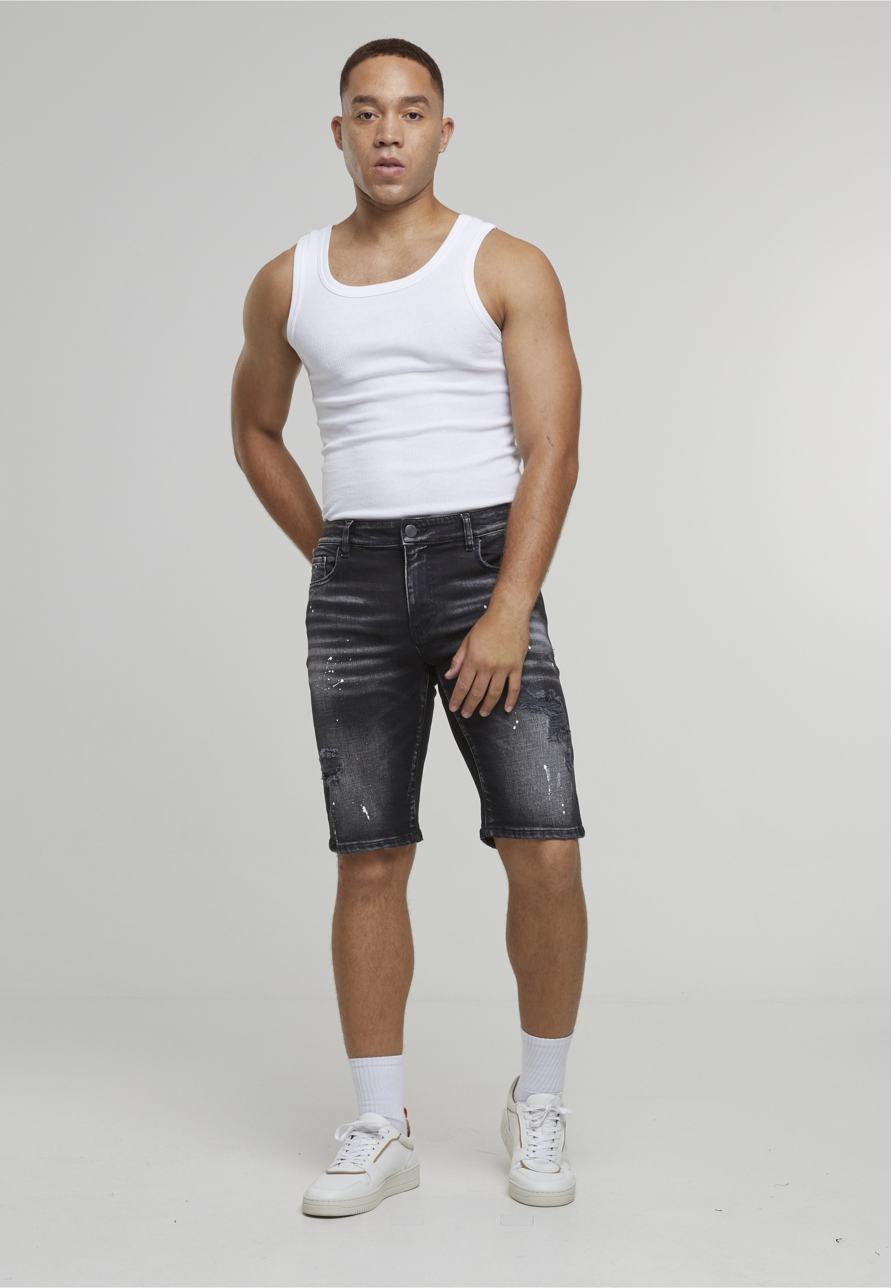 2Y Premium Jeansshorts »2Y Premium Victor Ripped Slim Fit Shorts«