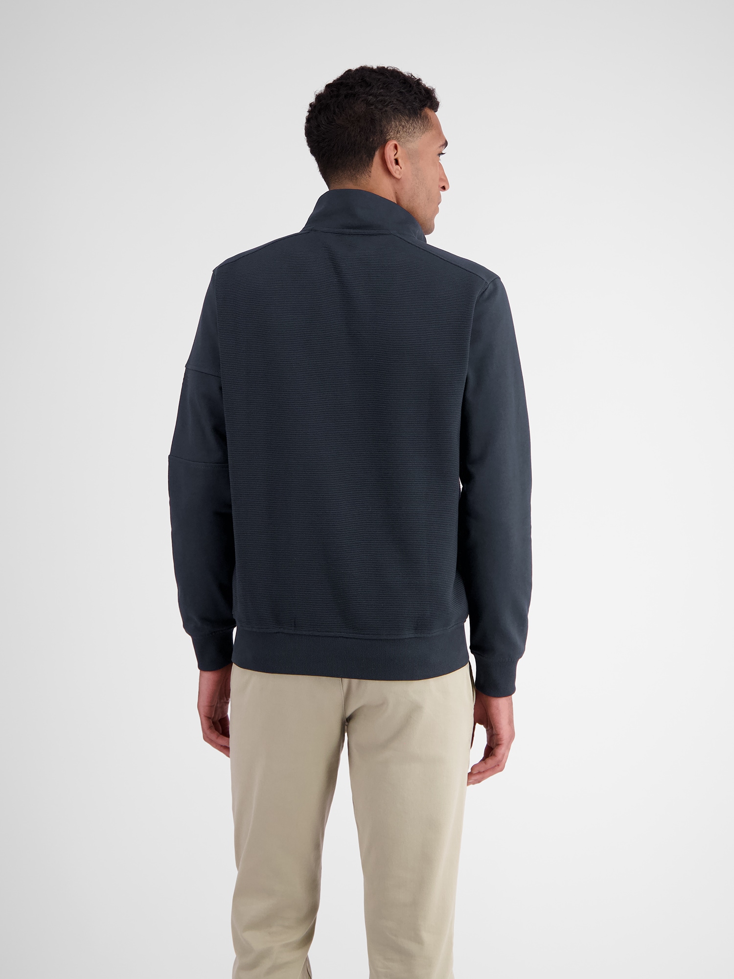 LERROS Sweatshirt »LERROS Herren Sweatshirt mit Troyerkragen«