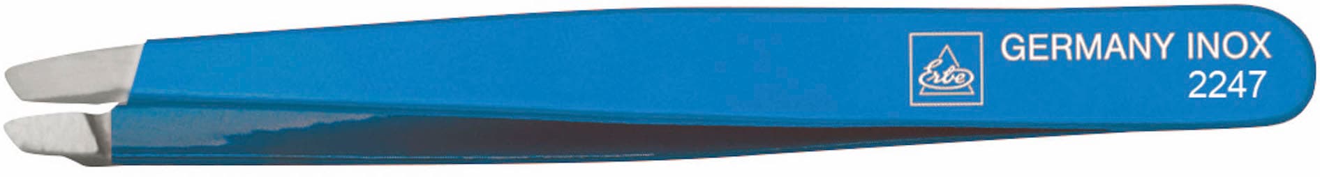 ERBE Pinzette, B/L/T: 1cm x 9,5cm x 1cm, blau, Edelstahl, B:1cm L:9,5cm T:1cm, Pinzetten, farbig lackiert