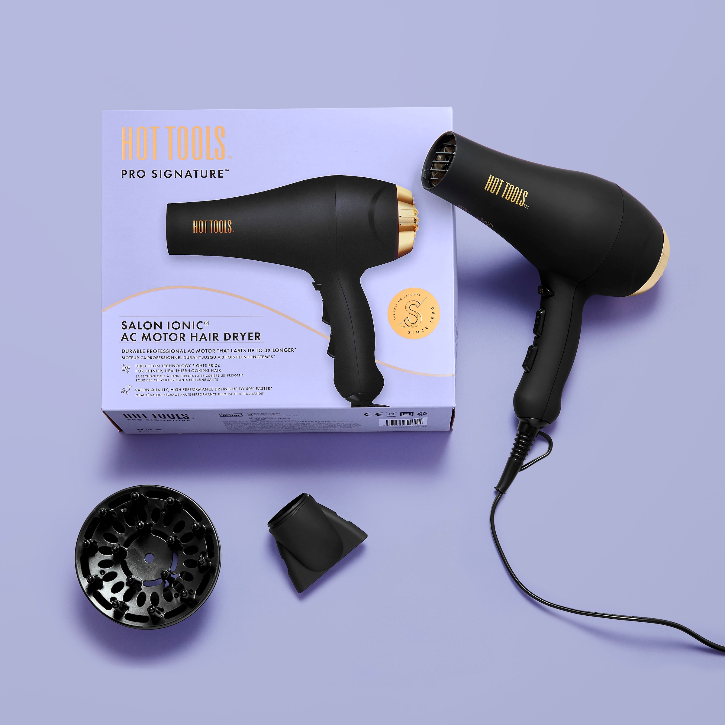 HOT TOOLS Ionic-Haartrockner »PRO BAUR W, online 2 SIGNATURE mit 2000 Salon kaufen Technology Haartrockner und Diffusor Aufsätze, HTDR5581UKE«, Ionic 