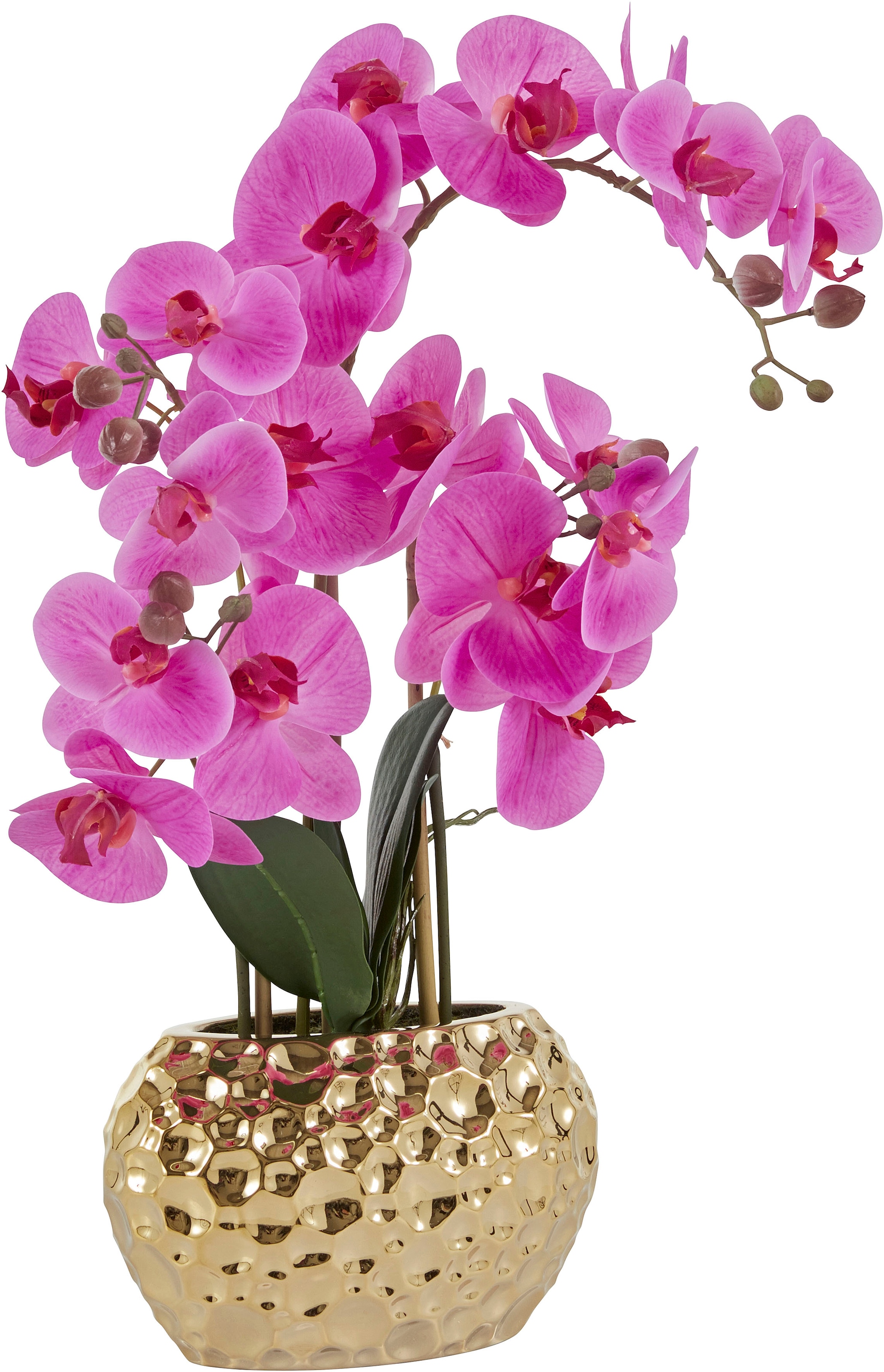 Leonique Kunstpflanze "Orchidee", Kunstorchidee, im Topf, Bestseller, über 2500 4,5-Sterne-Bewertungen