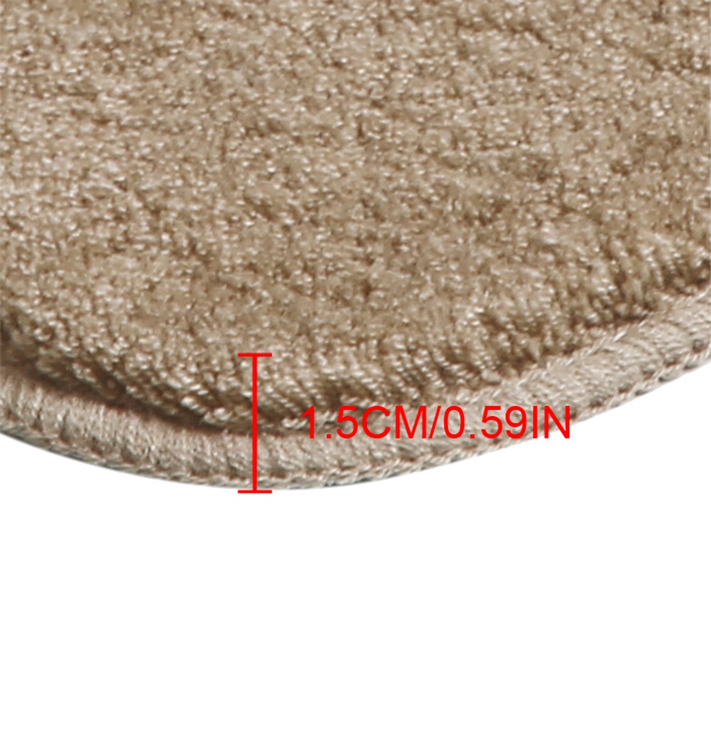 my home Badematte »Merida Kurzflor, Badteppich, Badvorleger, Badezimmer Teppich«, rutschhemmend beschichtet, fußbodenheizungsgeeignet-schnell trocknend-strapazierfähig, Badematten, Uni Farben, als halbrund und rechteckig erhältlich