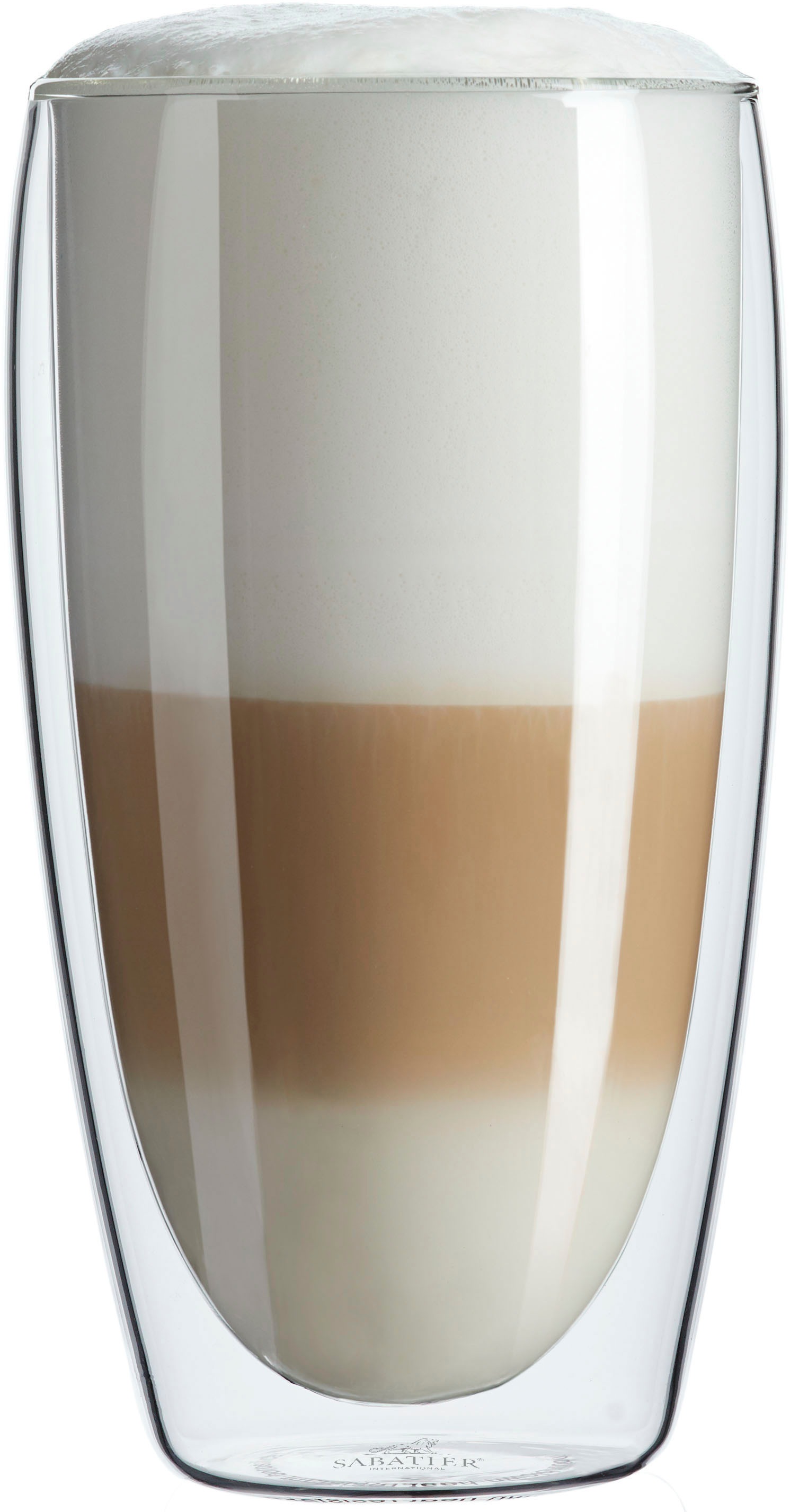 SABATIER International Latte-Macchiato-Glas "Brasserie" Mundgeblasen, 300 m günstig online kaufen