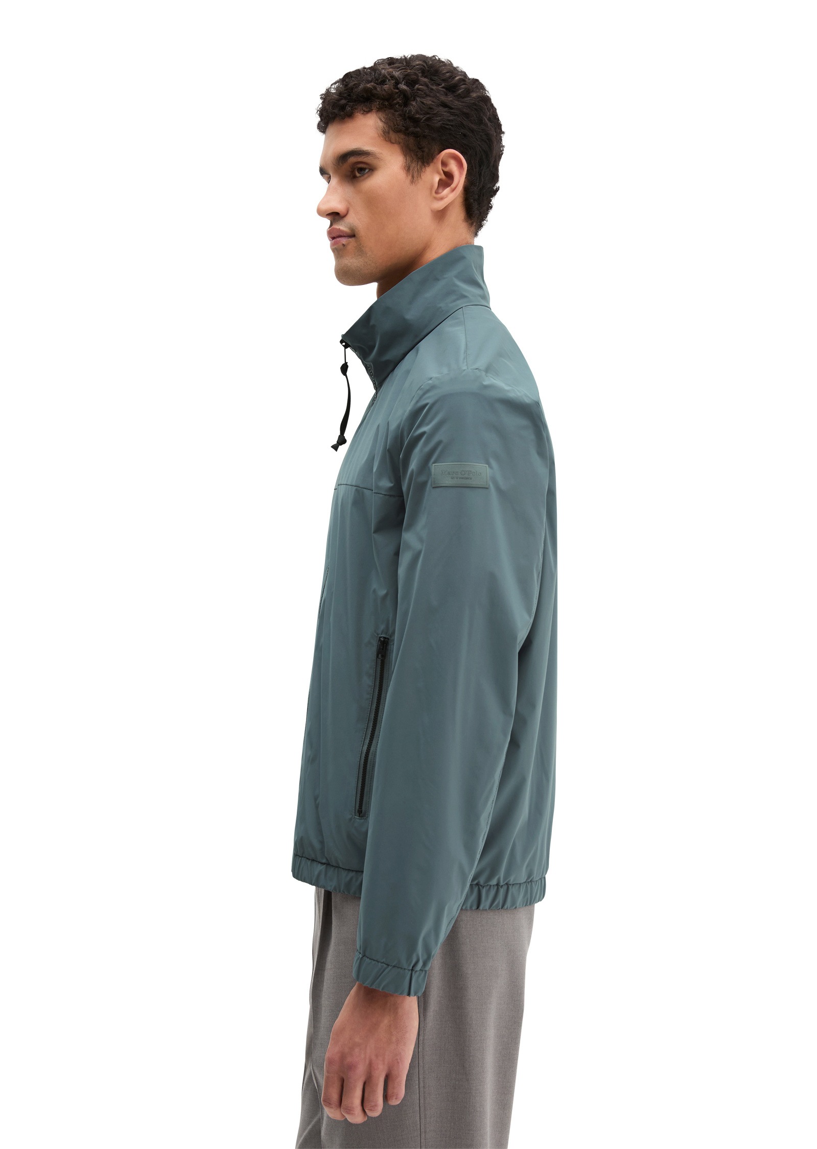 Marc O'Polo Outdoorjacke »aus recyceltem Polyester« ohne Kapuze