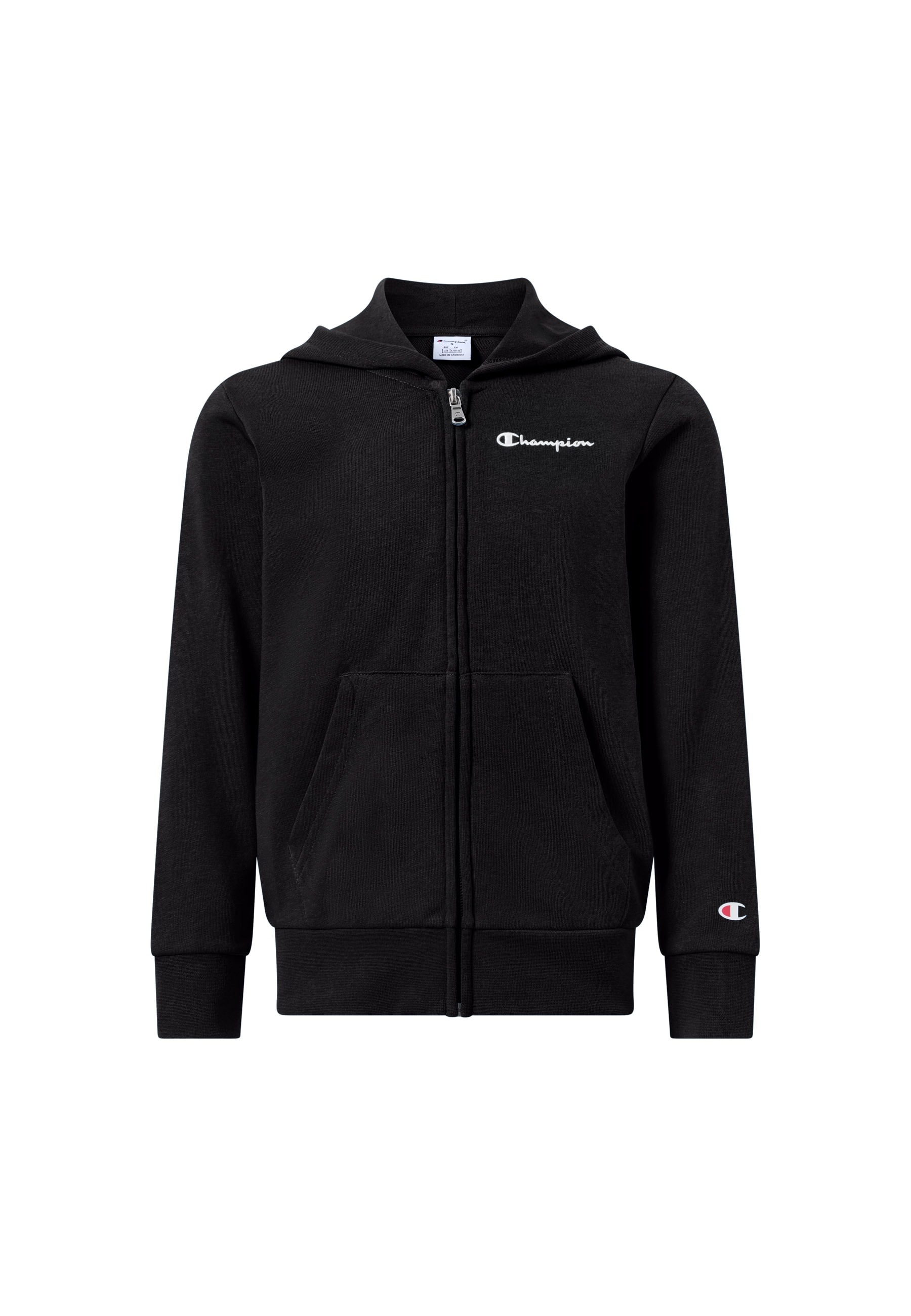Champion Kapuzensweatjacke »ICONS CONTRAST Terry Full Zip Hoodie« 1 tlg. mit Kapuze, für Kinder, mit Reißverschluss