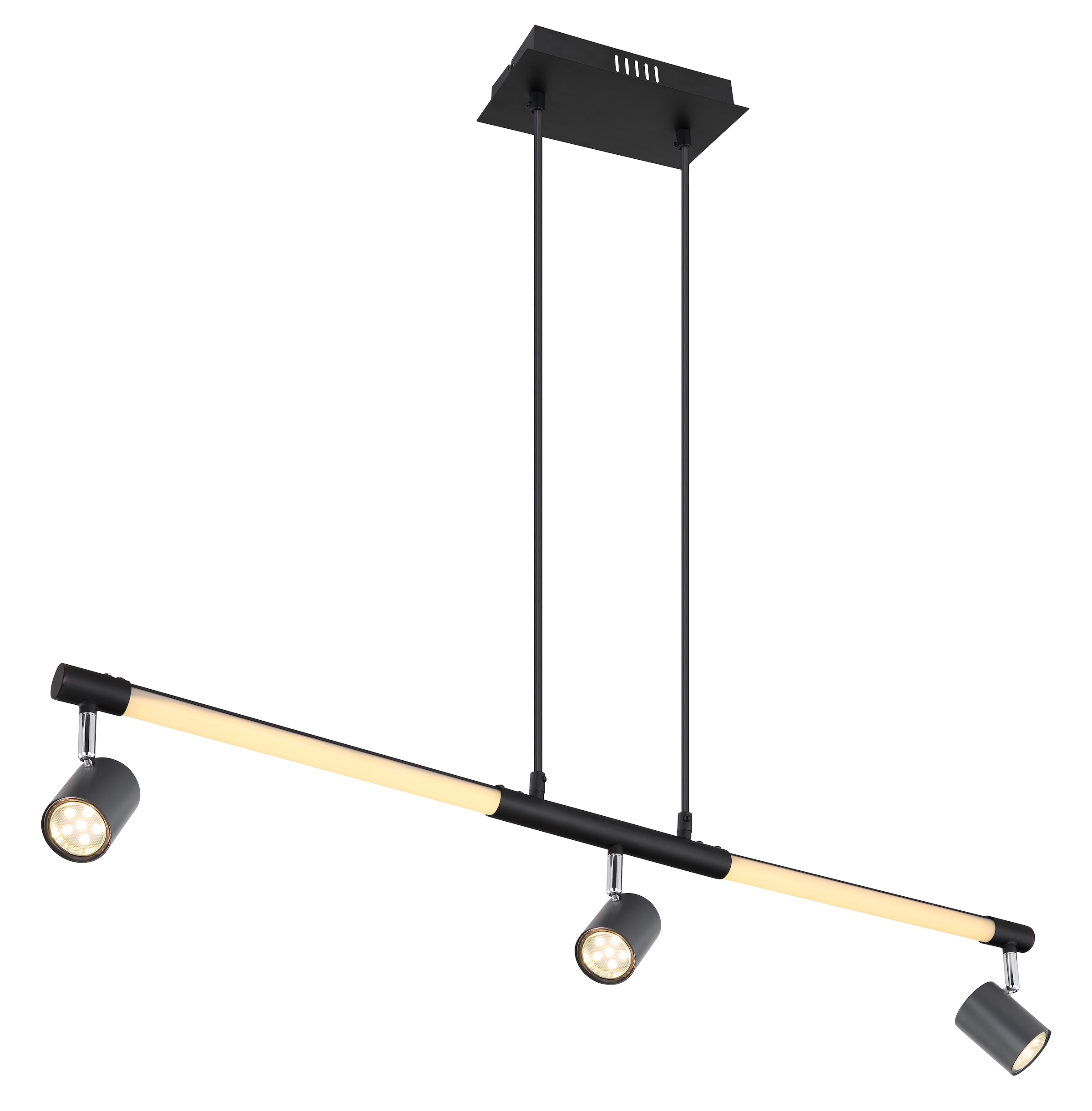 GLOBO LIGHTING LED Pendelleuchte »HL«, Leuchtmittel LED-Modul | LED fest integriert, Hängelampe/Hängeleuchte/Wohnzimmer/Esstisch/elegant