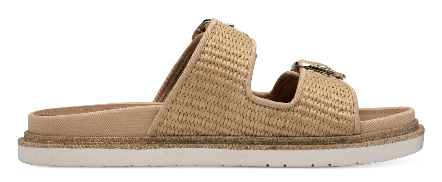 Tamaris Pantolette, Plateau, Sommerschuh, Schlappen mit verstellbaren Schnallen