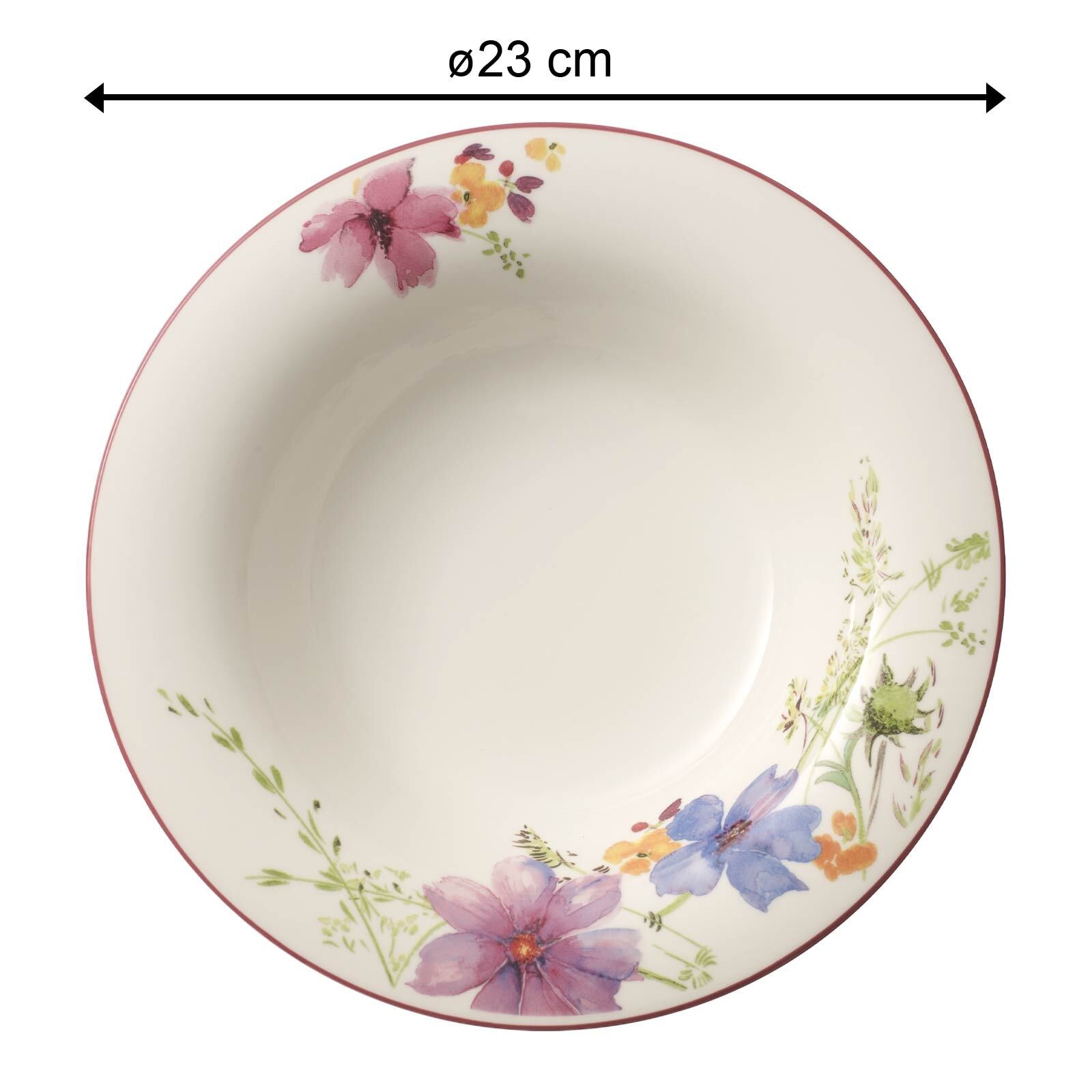 Villeroy & Boch Suppenteller »Suppenteller Mariefleur Basic ø 23 cm 6er Set bunt«