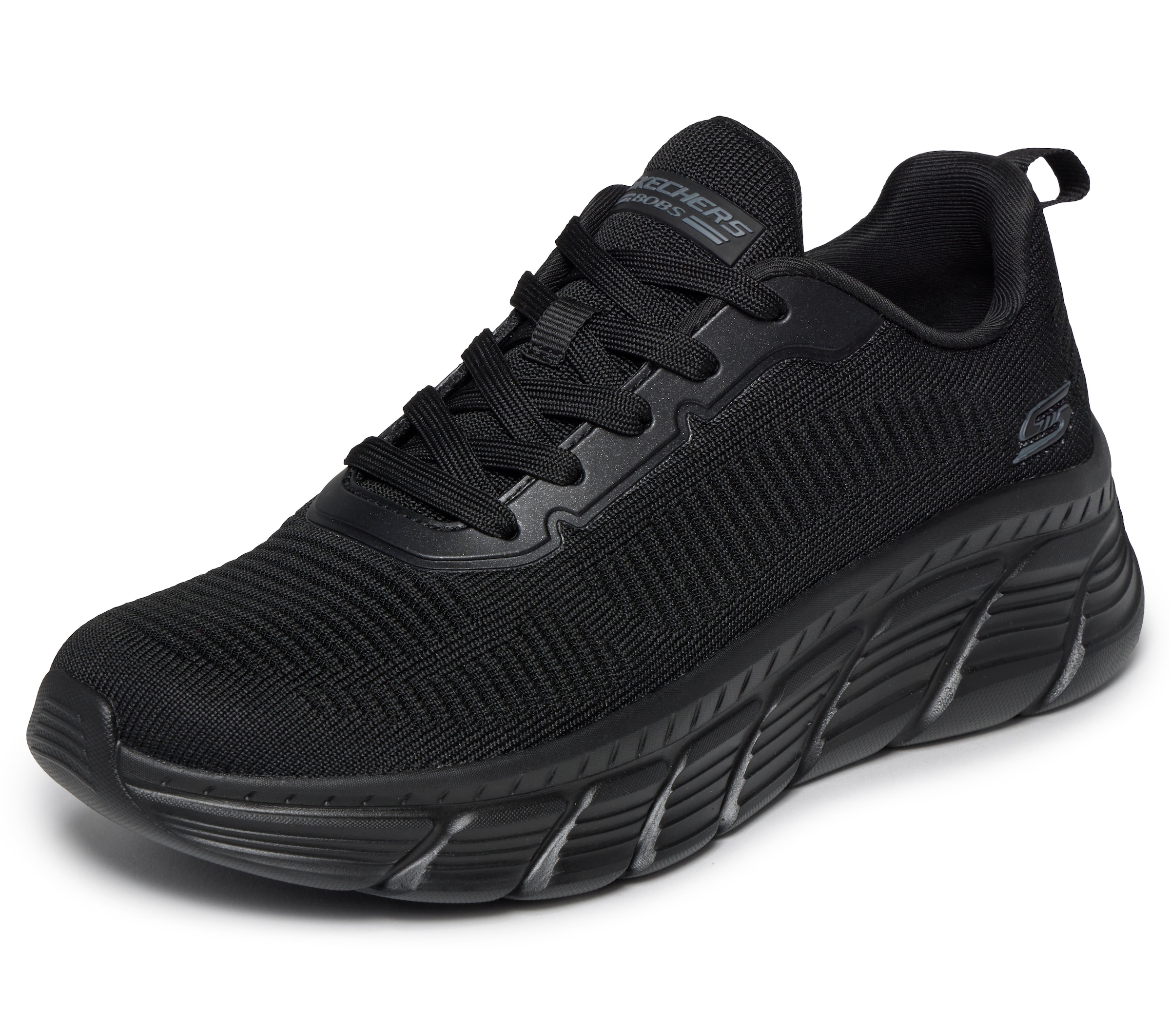 Skechers Sneaker "BOBS B FLEX HI-FLYING HI", Trainingsschuh, Schnürschuh, Freizeitschuh in veganer Verarbeitung