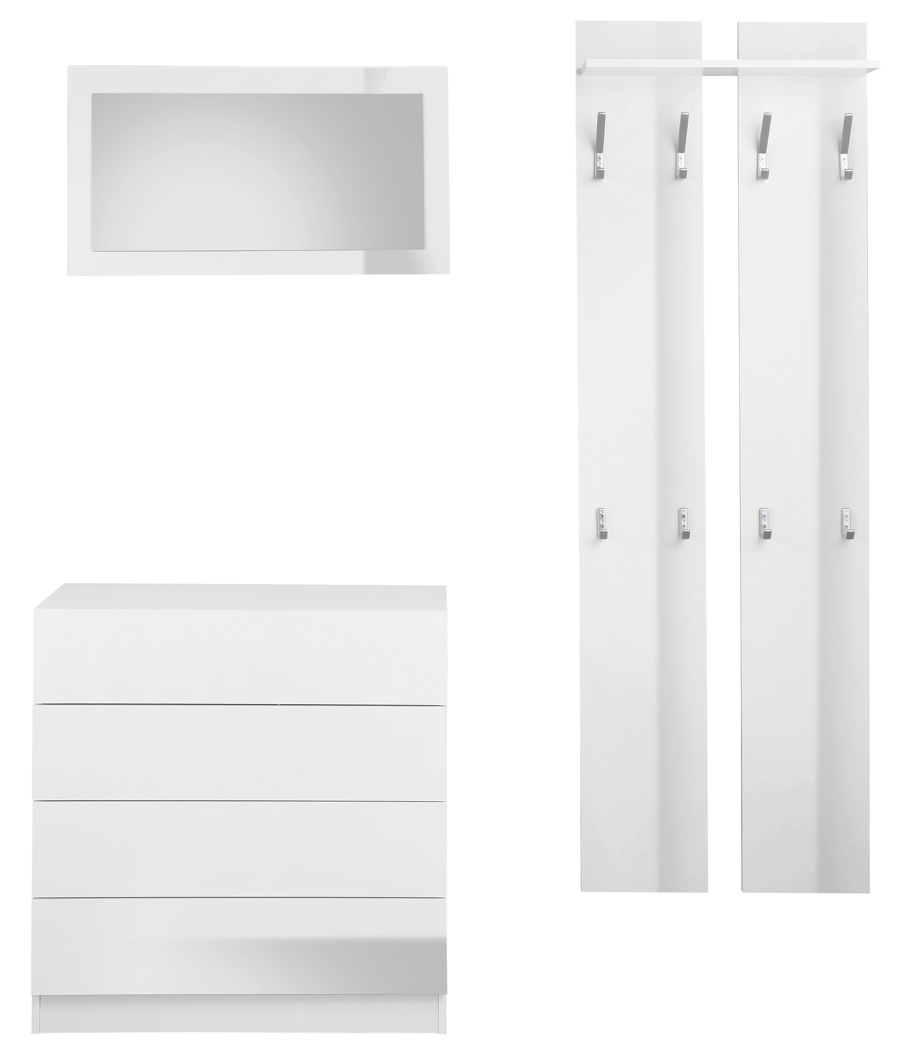 Thumbnail - borchardt Möbel Garderoben-Set "Vaasa 3" Set, 3 Stk. tlg.