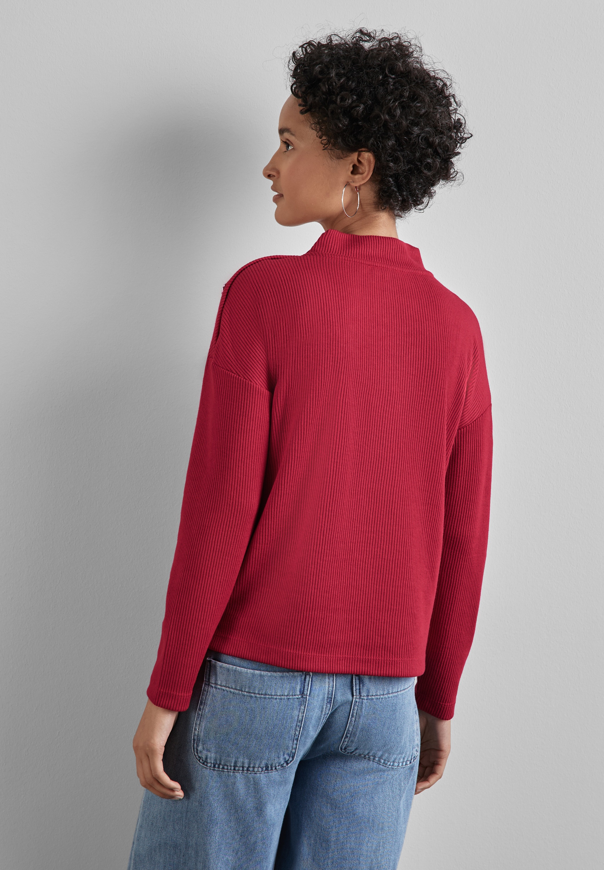 STREET ONE Langarmshirt, mit Turtleneck