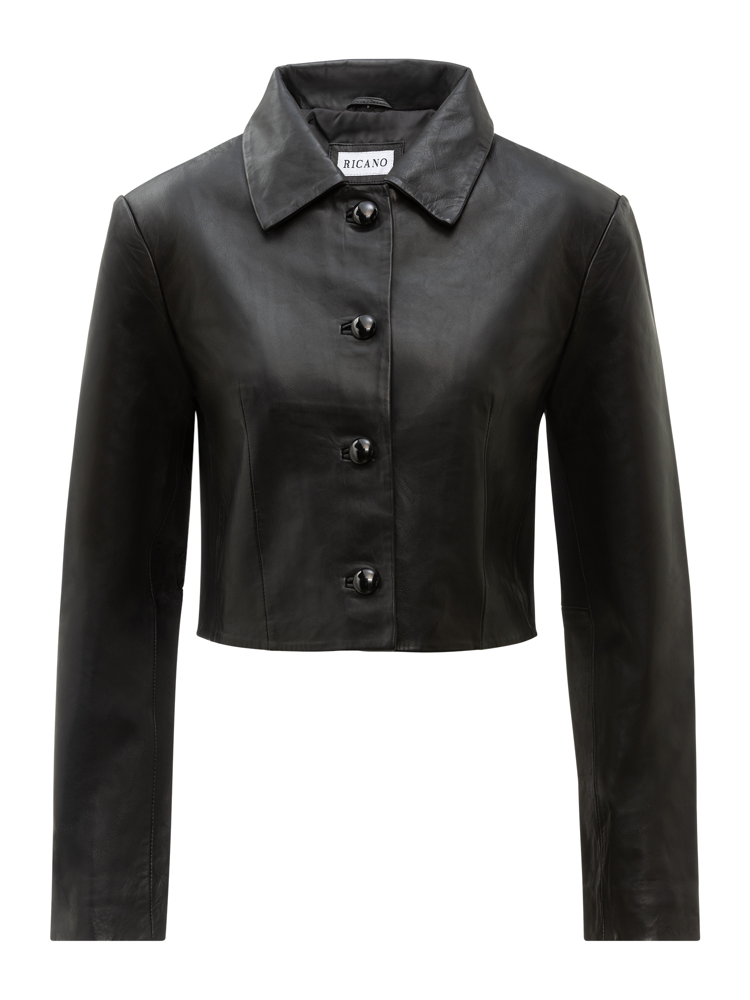 RICANO Bolerojacke "Lederjacke Yolanda" Handgefertigt aus echtem Leder