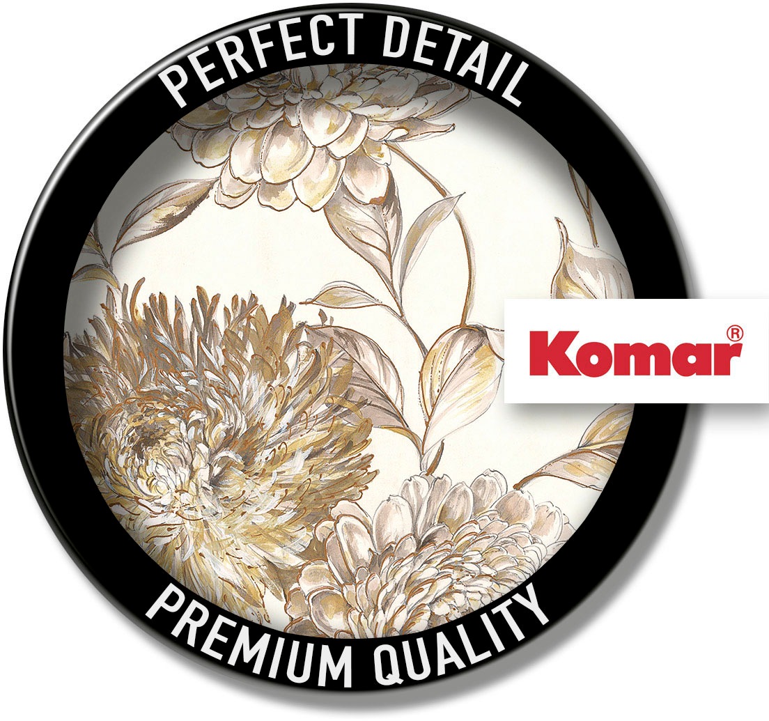 Thumbnail - Komar Fototapete "Digitaldruck Vlies - Vintage Chrysanthemum - Größe 200 x 250 cm" bedruckt glatt Wohnzimmer, Schlafzimm...