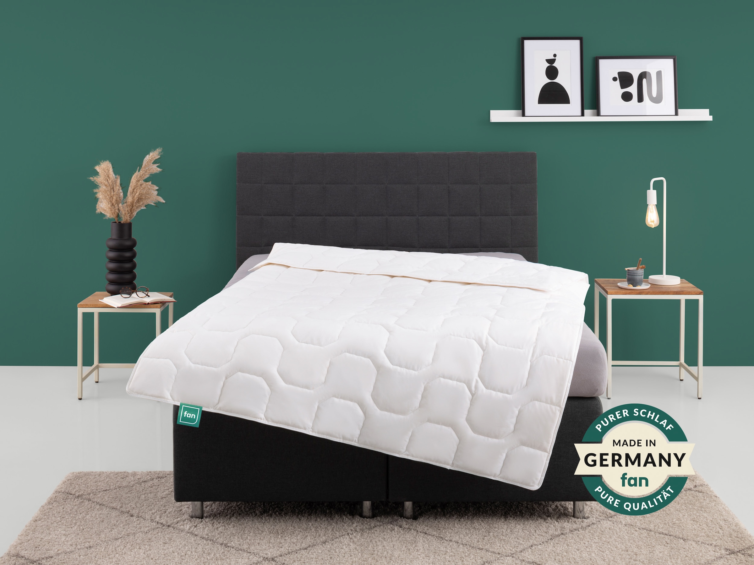 fan Baumwollbettdecke "Kansas, Bettdecken für Sommer und Winter, Decke" lei günstig online kaufen